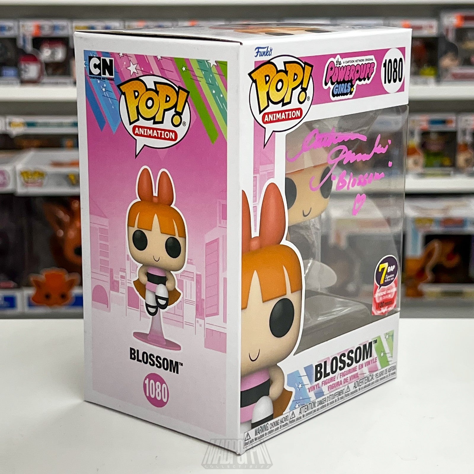 Funko Pop Powerpuff Girls Blossom 1080 Signed Catherine Cavadini JSA 7BAP 100pcs