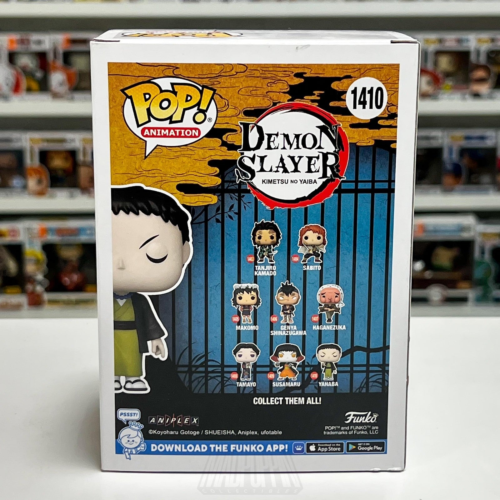 Funko Pop Animation Demon Slayer Yahaba 1410 PX Glow Figure Japanese Anime Manga
