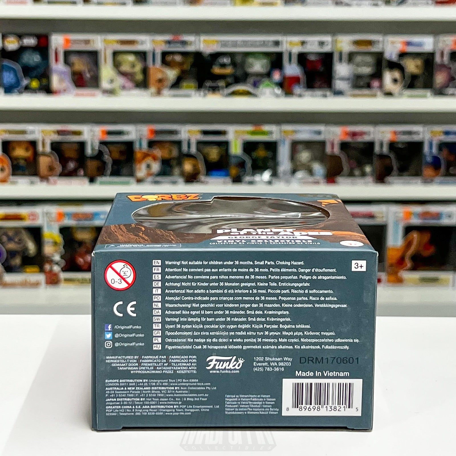 Funko Dorbz Planet of the Apes George Taylor #328 Vinyl Collectible Figure Boxed