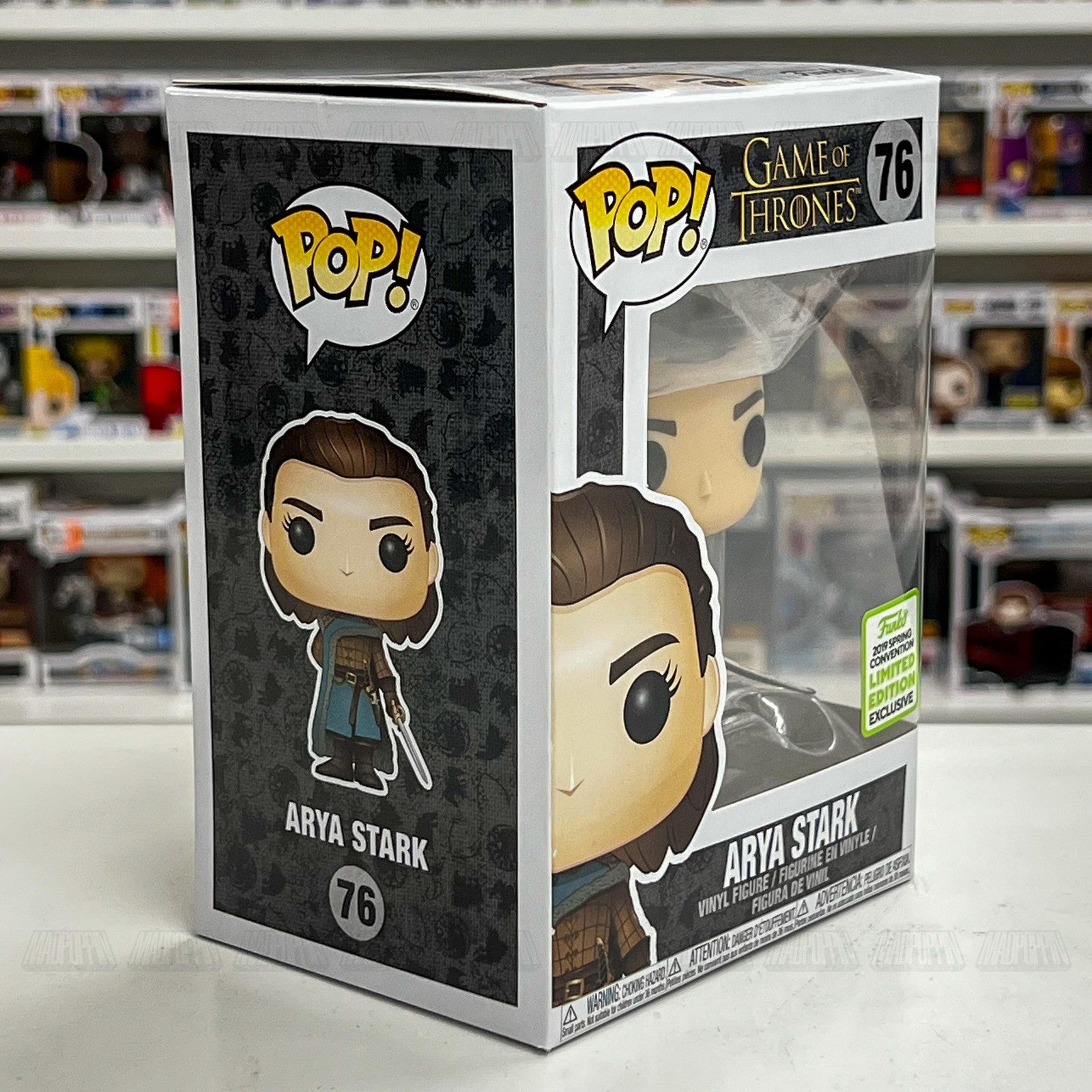 Funko Pop Game of Thrones Arya Stark #76 2019 Spring Convention Exclusive Figure