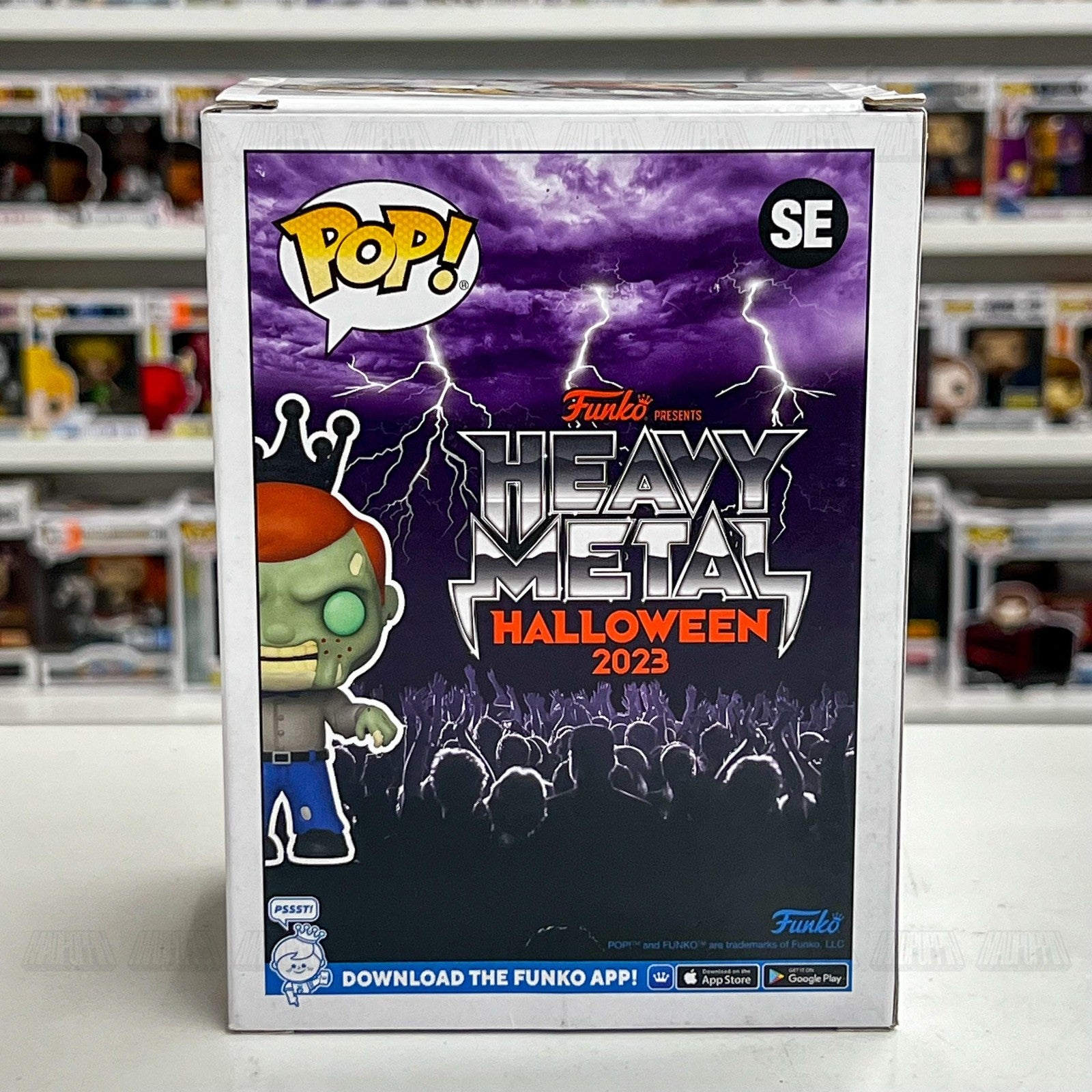 Funko Pop Freddy Zombie SE Heavy Metal Halloween 2023 Limited 3000 Vinyl Figure