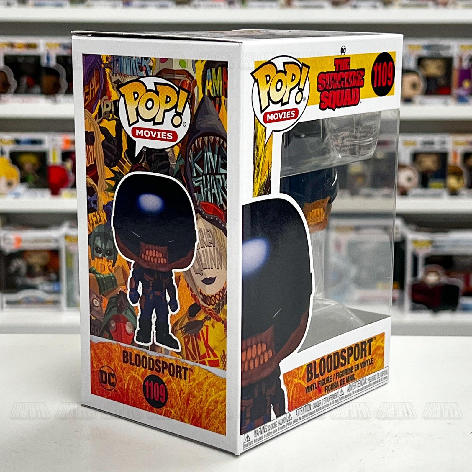 Funko Pop Movies The Suicide Squad Bloodsport 1109 Vinyl Figure DC Comics New