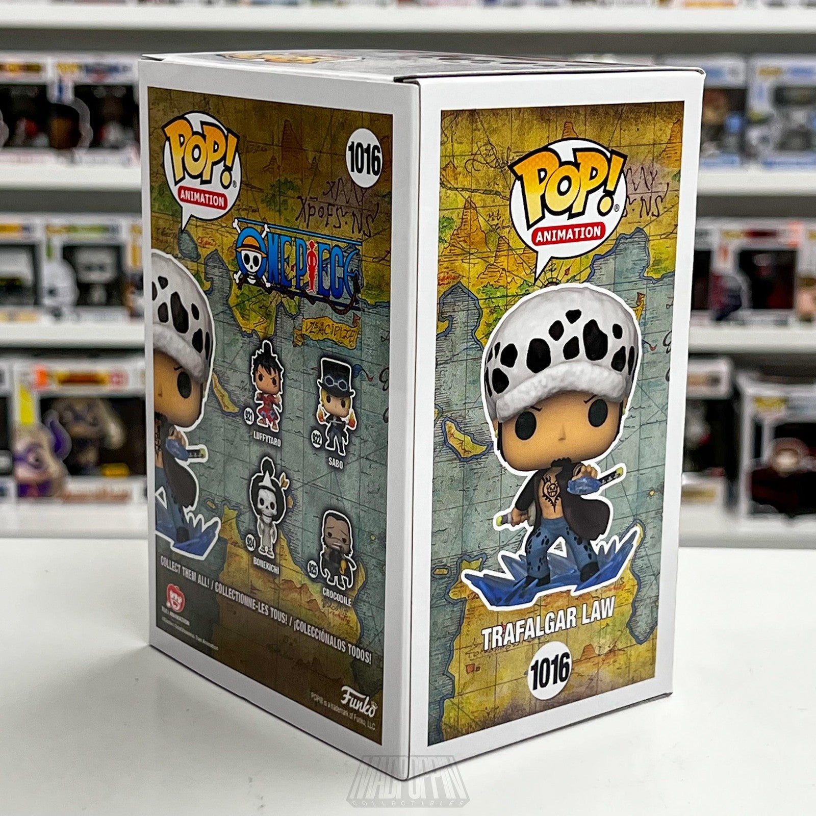 Funko Pop Animation One Piece Trafalgar Law AAA Anime Exclusive Figure 1016 New