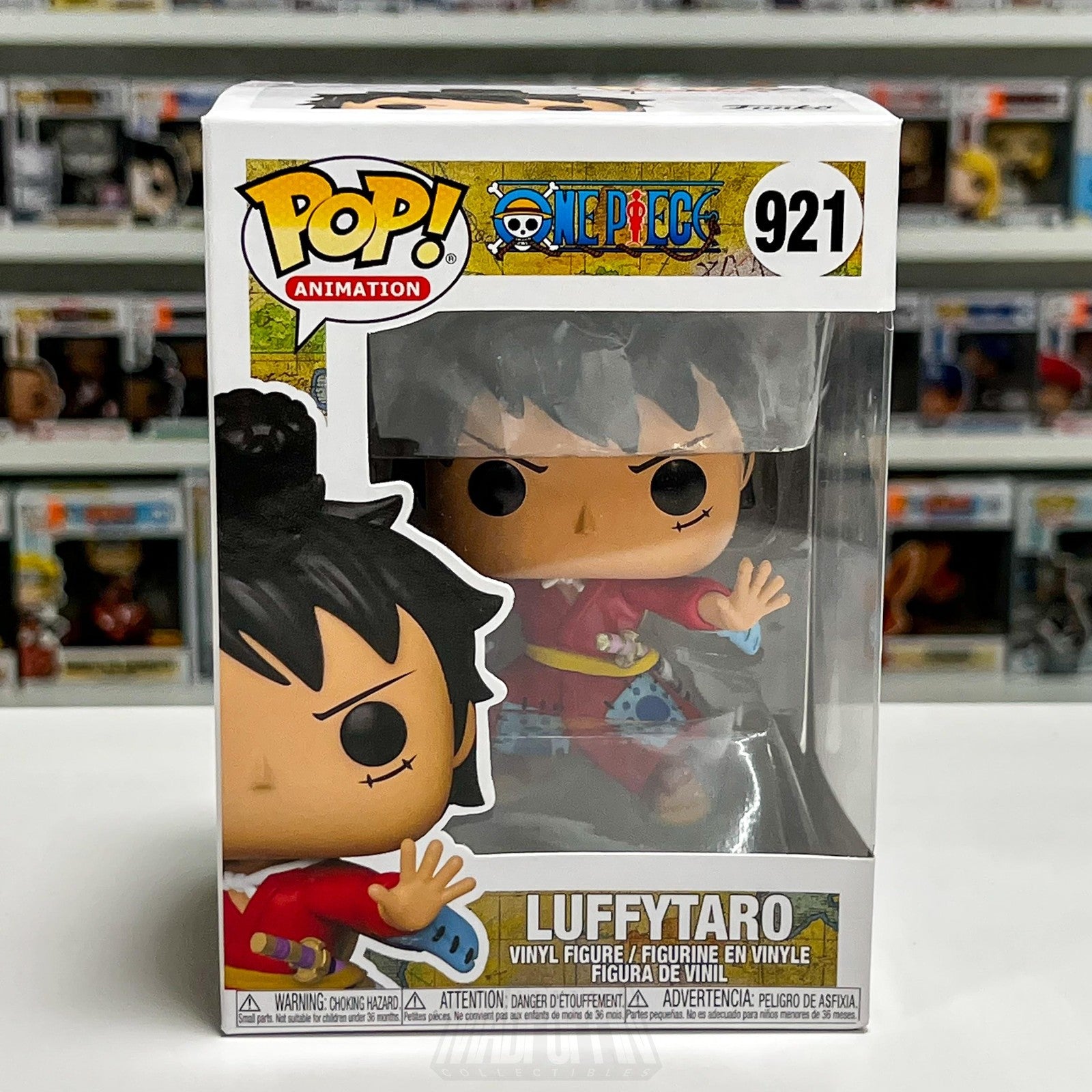 Funko Pop Animation One Piece Luffytaro 921 Vinyl Figure New In Box Anime Toy