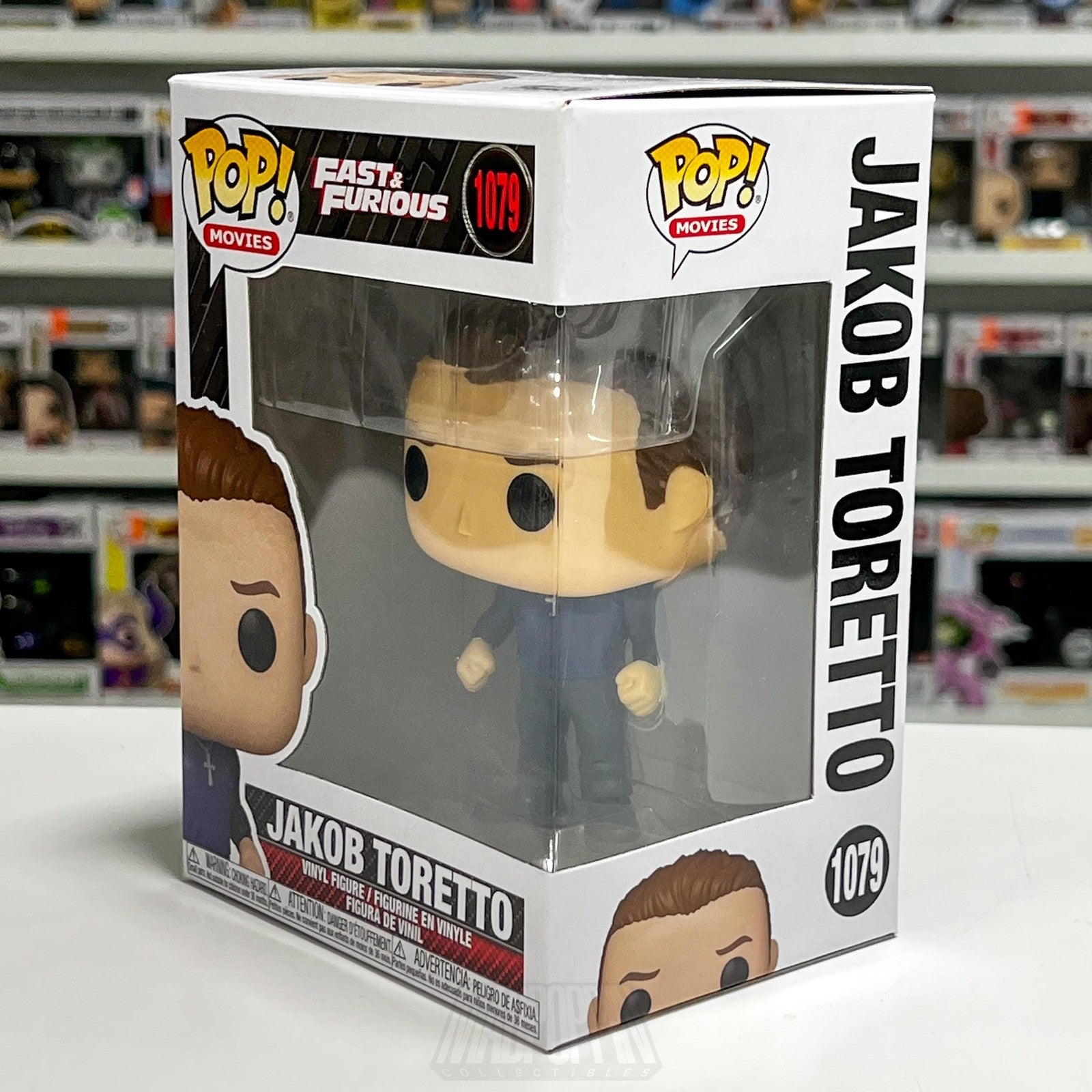 Funko Pop Movies Fast & Furious Jakob Toretto #1079 Vinyl Figure New Toy Racing