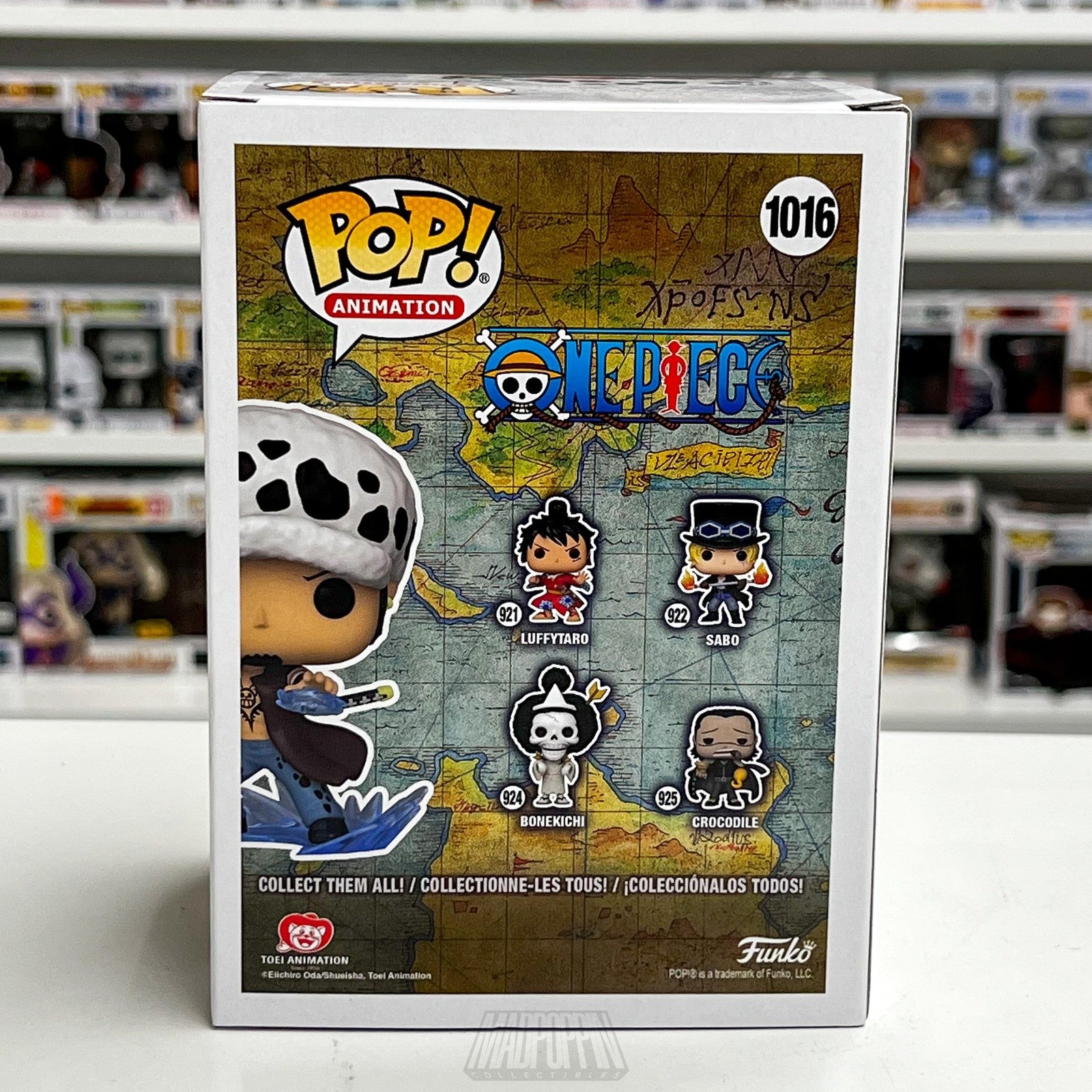 Funko Pop Animation One Piece Trafalgar Law AAA Anime Exclusive Figure 1016 New