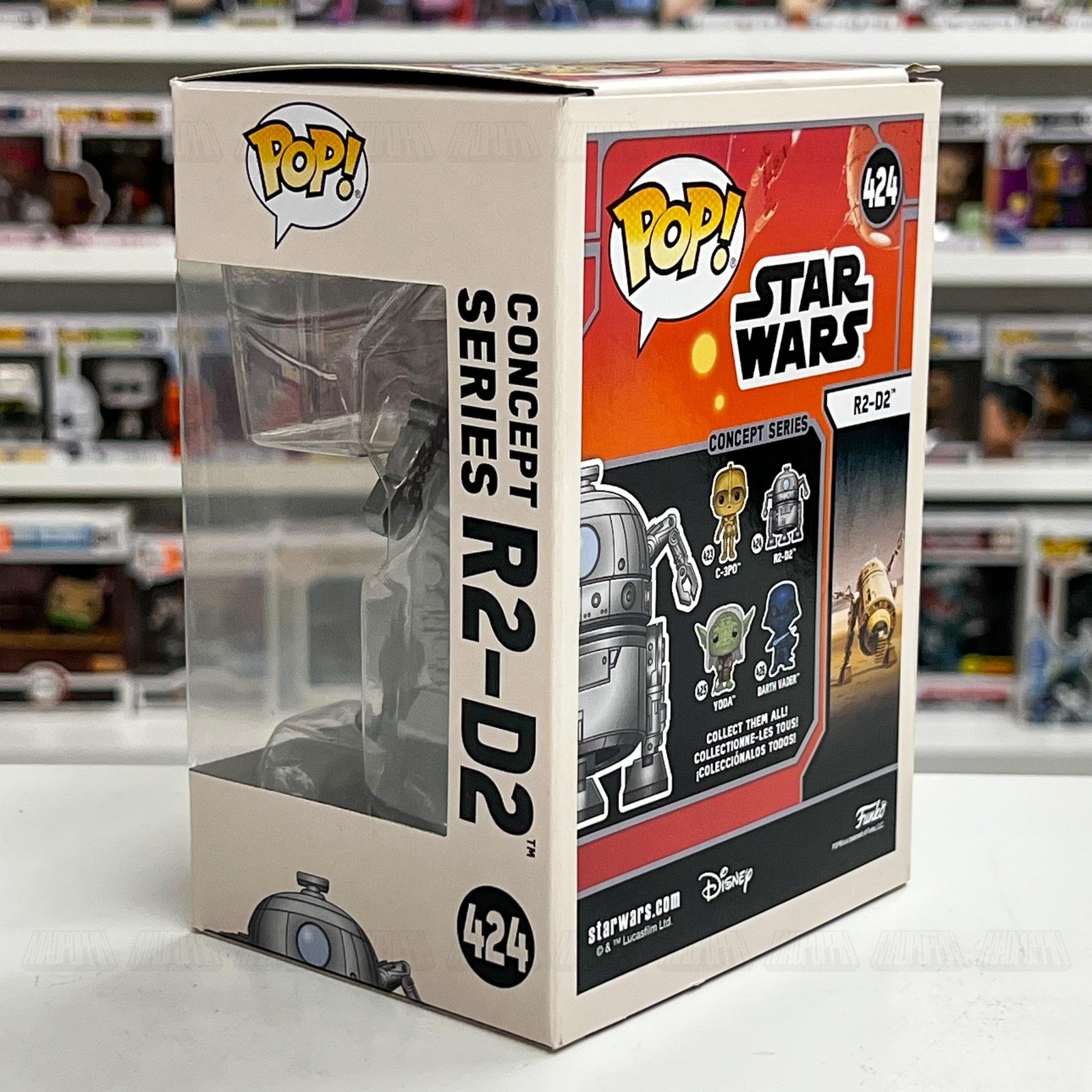 Funko Pop! Star Wars Concept Series R2-D2 #424 Bobble-Head Vinyl Figure In Box