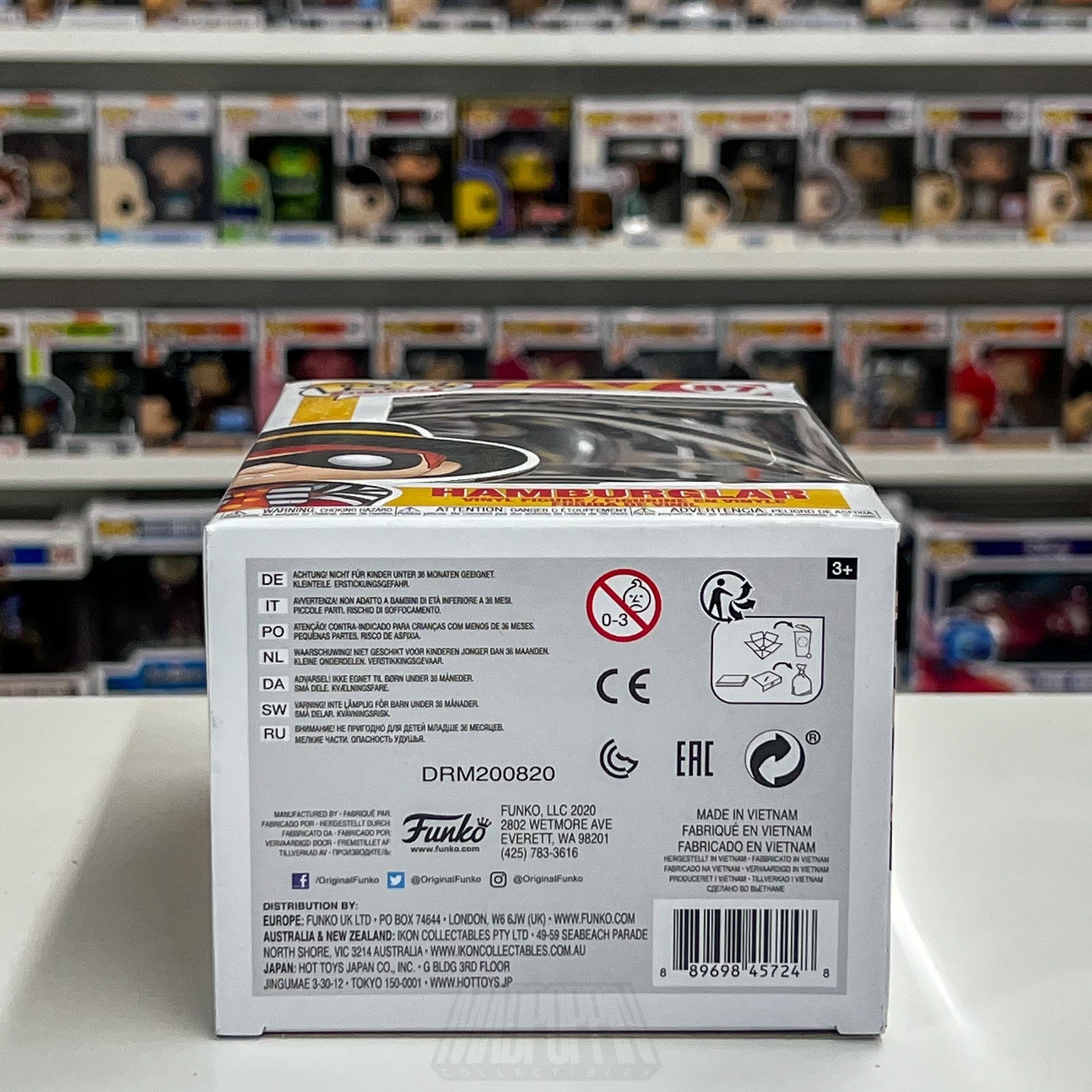 Funko Pop Ad Icons McDonalds Hamburglar 87 Mascot Fast Food Toy Vinyl Figure7