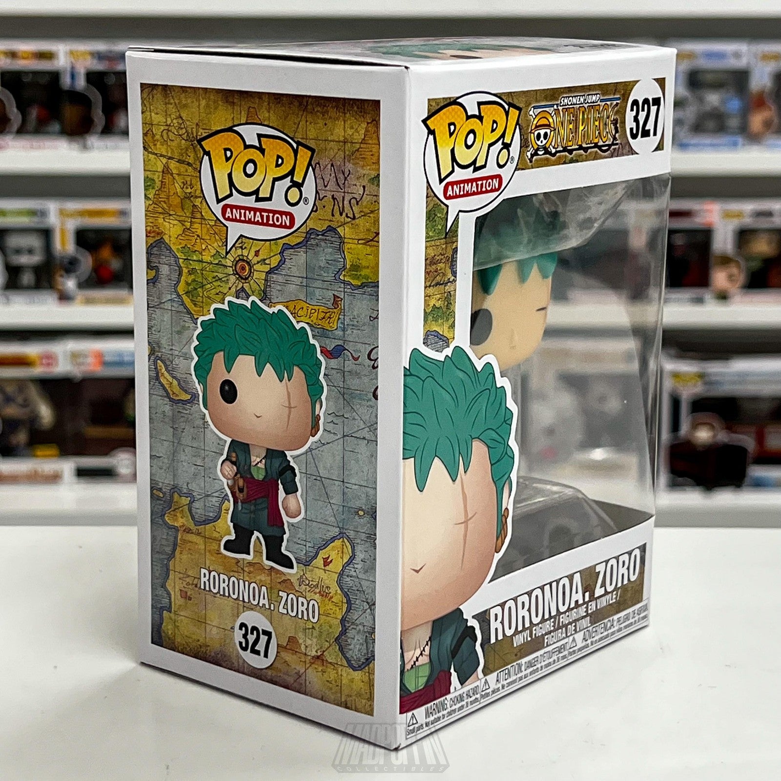 Funko Pop Animation Roronoa Zoro One Piece Figure #327 Vinyl Collectible NIB