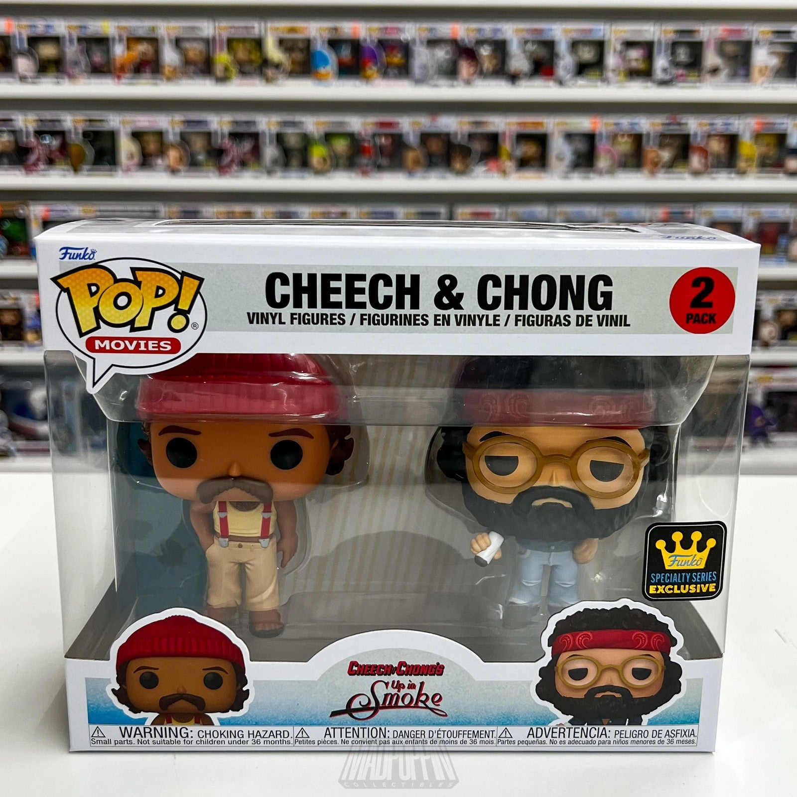 Funko Pop Cheech & Chong Up In Smoke 2 Pack Figures Specialty Series Exclusive