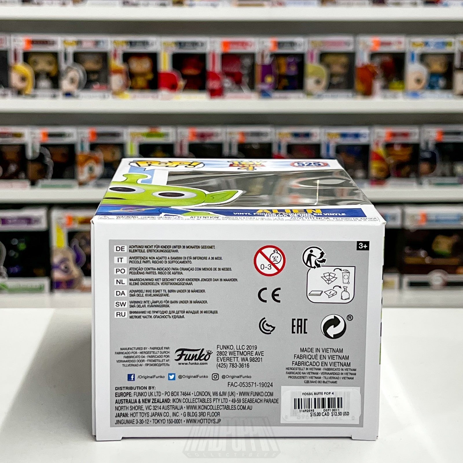 Funko Pop Disney Pixar Toy Story 4 Alien 525 Vinyl Figure 2019 Little Green Men7