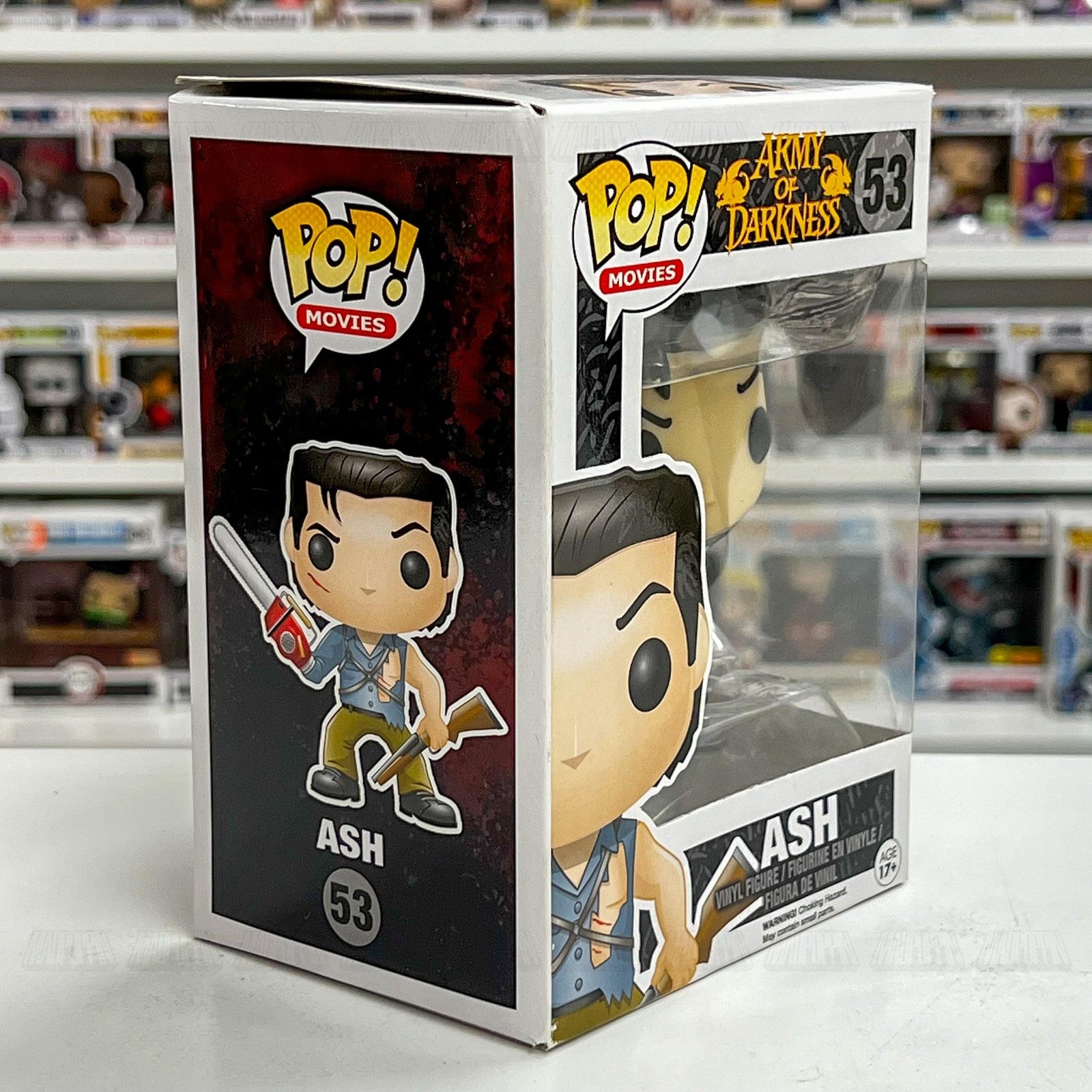 Funko Pop! Movies Army of Darkness Ash #53 Vinyl Figure Box Horror Evil Dead