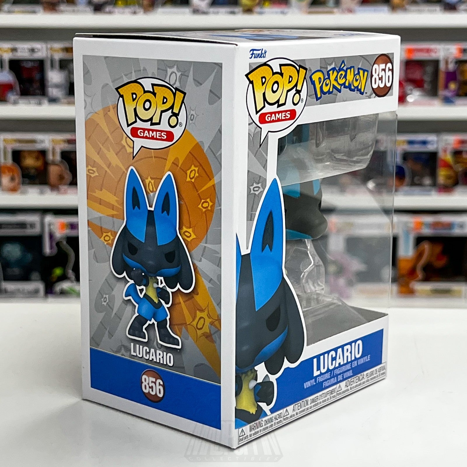 Funko Pop Video Games Pokemon Lucario 856 Japanese TCG Vinyl Figure Nintendo Toy5