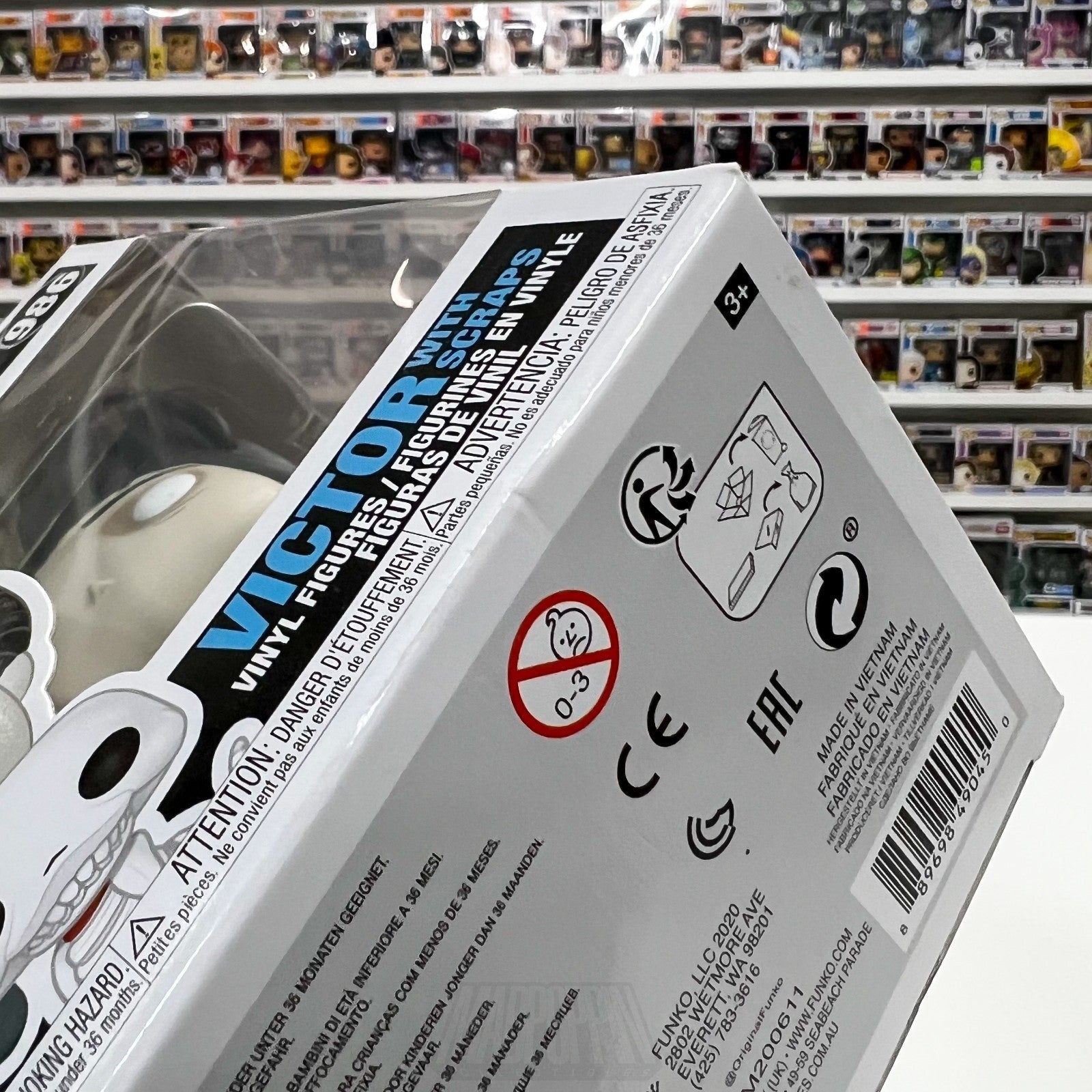 Funko Pop Movies Tim Burton's Corpse Bride Set Victor w/Scraps 986 & Emily 9879