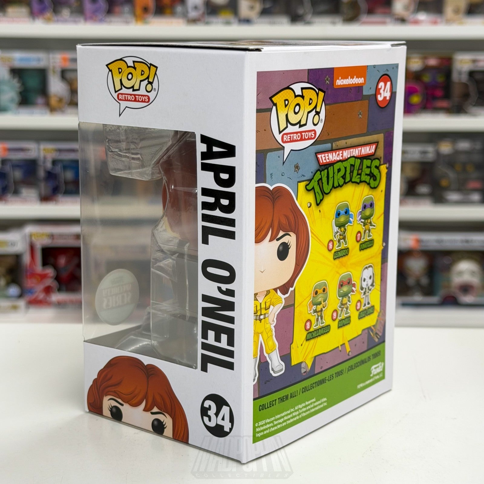 Funko Pop Retro Toys TMNT Turtles April O'Neil Specialty Series 34 Vinyl Figure2