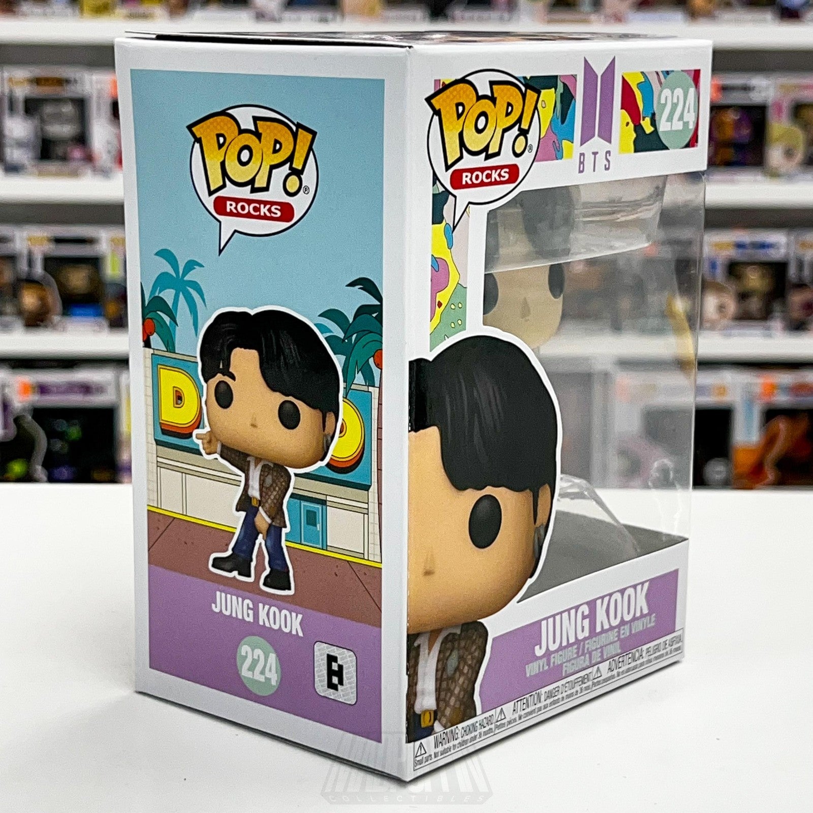 Funko Pop Rocks BTS Jung Kook Dynamite 224 Vinyl Figure Boxed Collectible Toy5