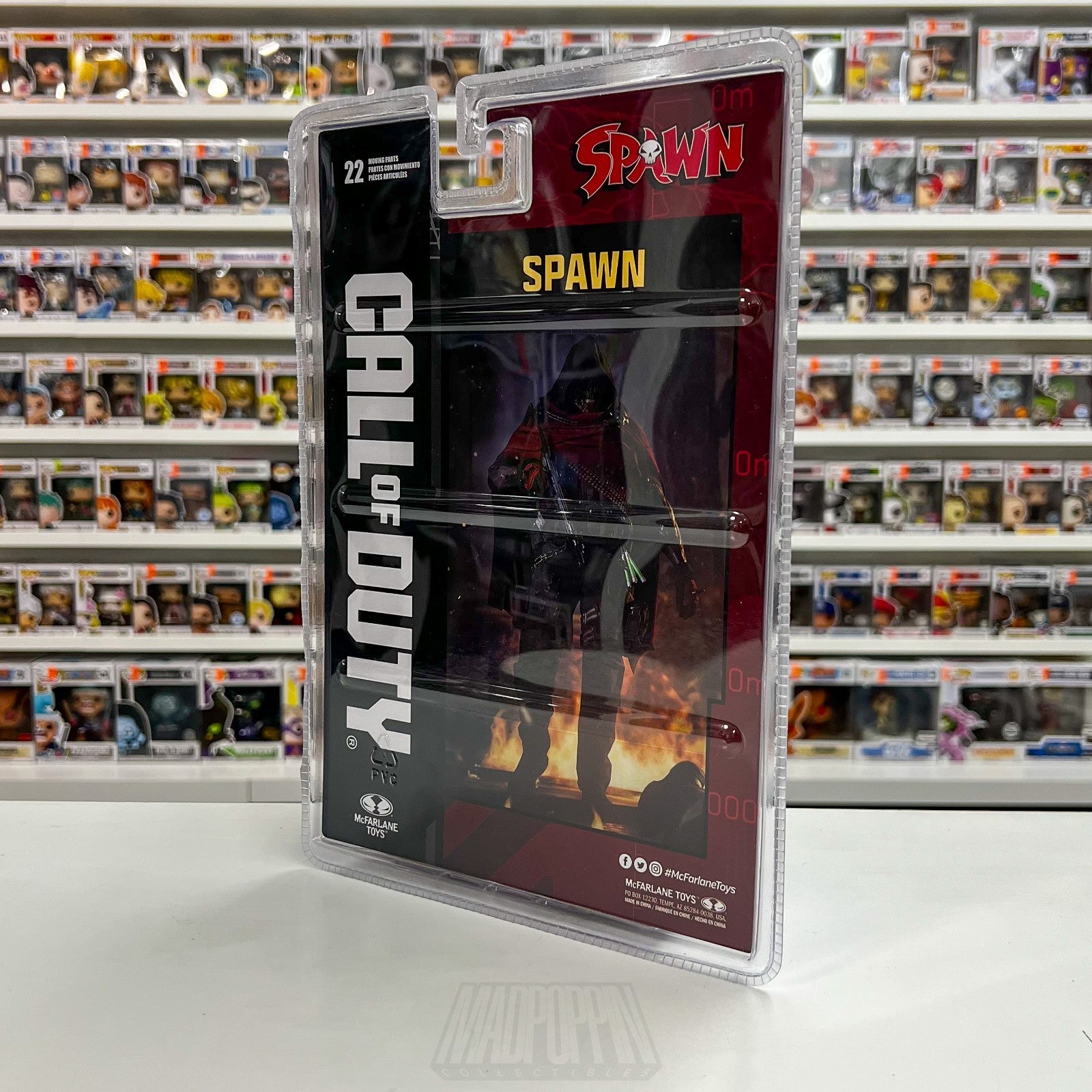 McFarlane Toys Burned Spawn Call of Duty COD 7 Inch Action Figure Comic Book