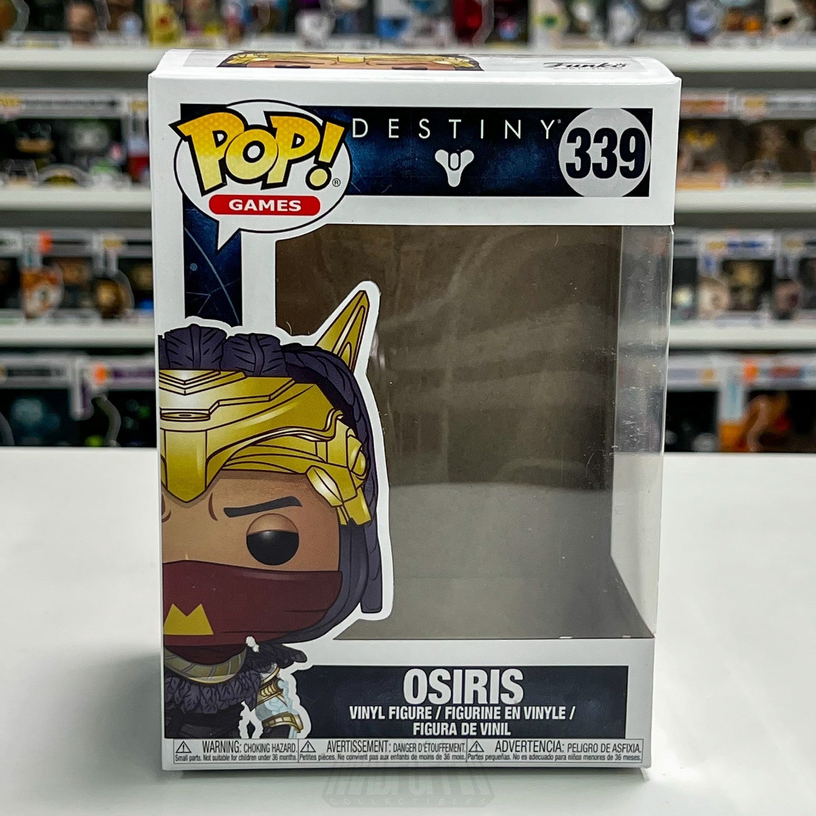 Funko Pop Games Destiny Osiris 339 BOX ONLY NO FIGURE NO INSERT Mint Playstation0