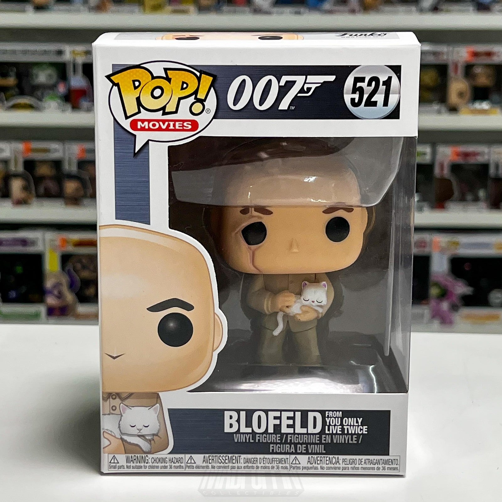 Funko Pop! Movies 007 James Bond Blofeld #521 Vinyl Figure You Only Live Twice