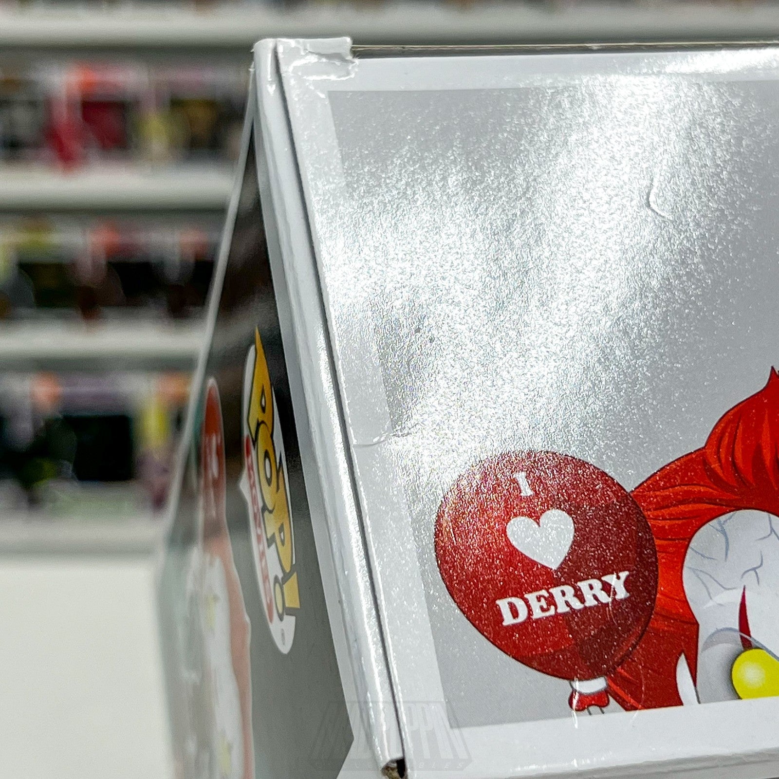 Funko Pop Movies IT Pennywise with Balloon I Heart Derry 780 Horror Vinyl Figure10