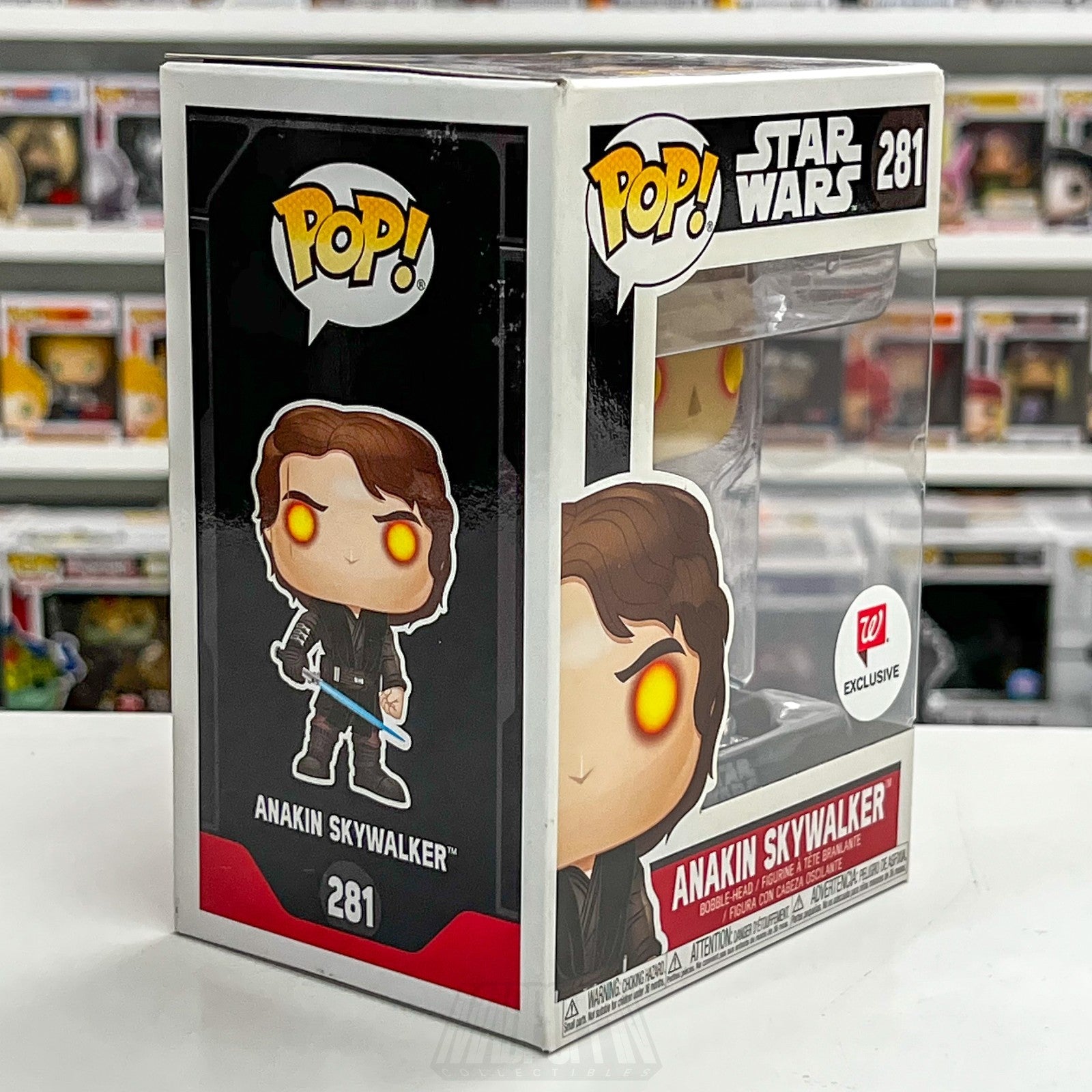 Funko Pop Star Wars Anakin Skywalker Dark Side Walgreens 281 Toy Vinyl Figure5
