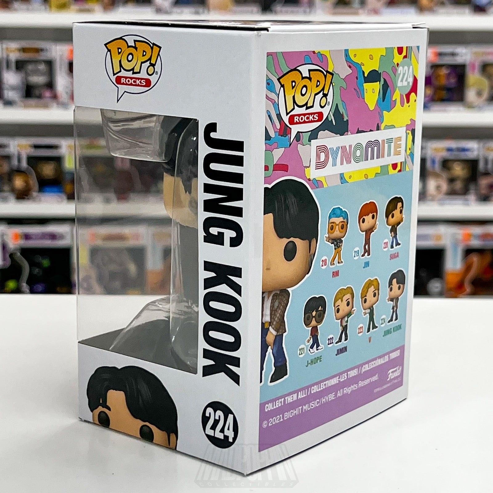 Funko Pop Rocks BTS Jung Kook Dynamite 224 Vinyl Figure Boxed Collectible Toy2