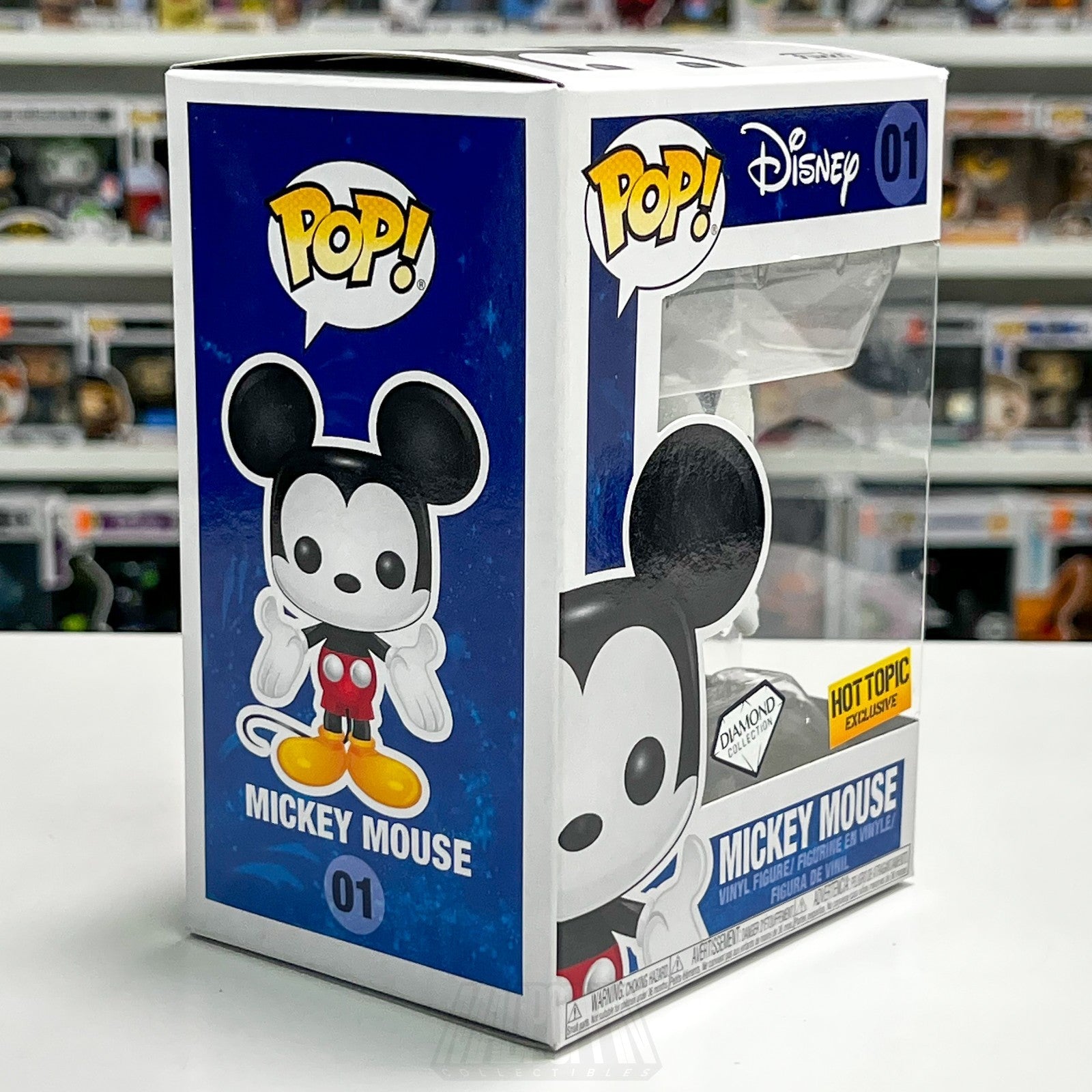 Funko Pop Disney Mickey Mouse Diamond Glitter Hot Topic 01 Walt Magic Kingdom5