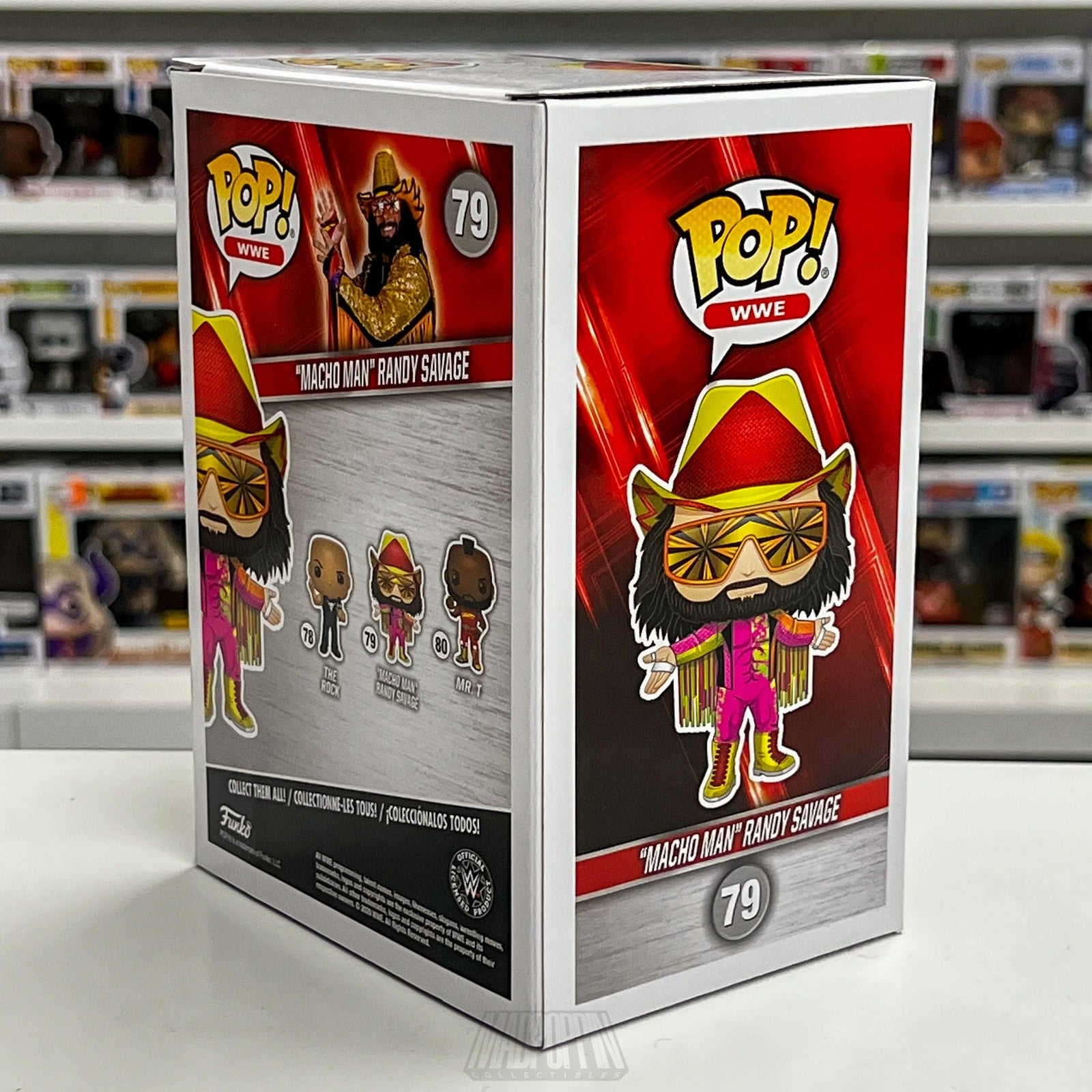 Funko Pop WWE 79 Macho Man Randy Savage Vinyl Figure Wrestling Collectible New