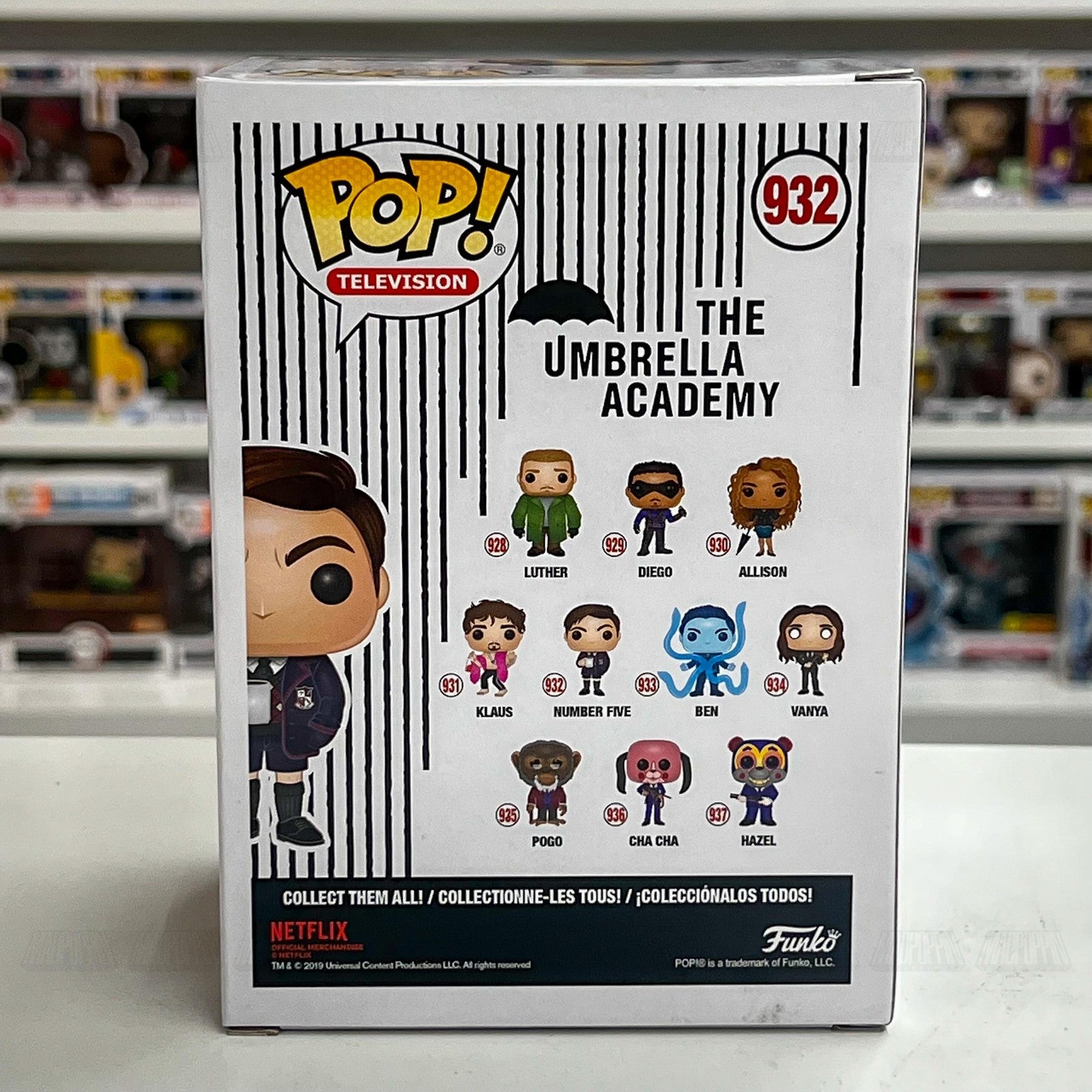 Funko Pop! Television Umbrella Academy Number Five 932 Vinyl Figure New In Box
