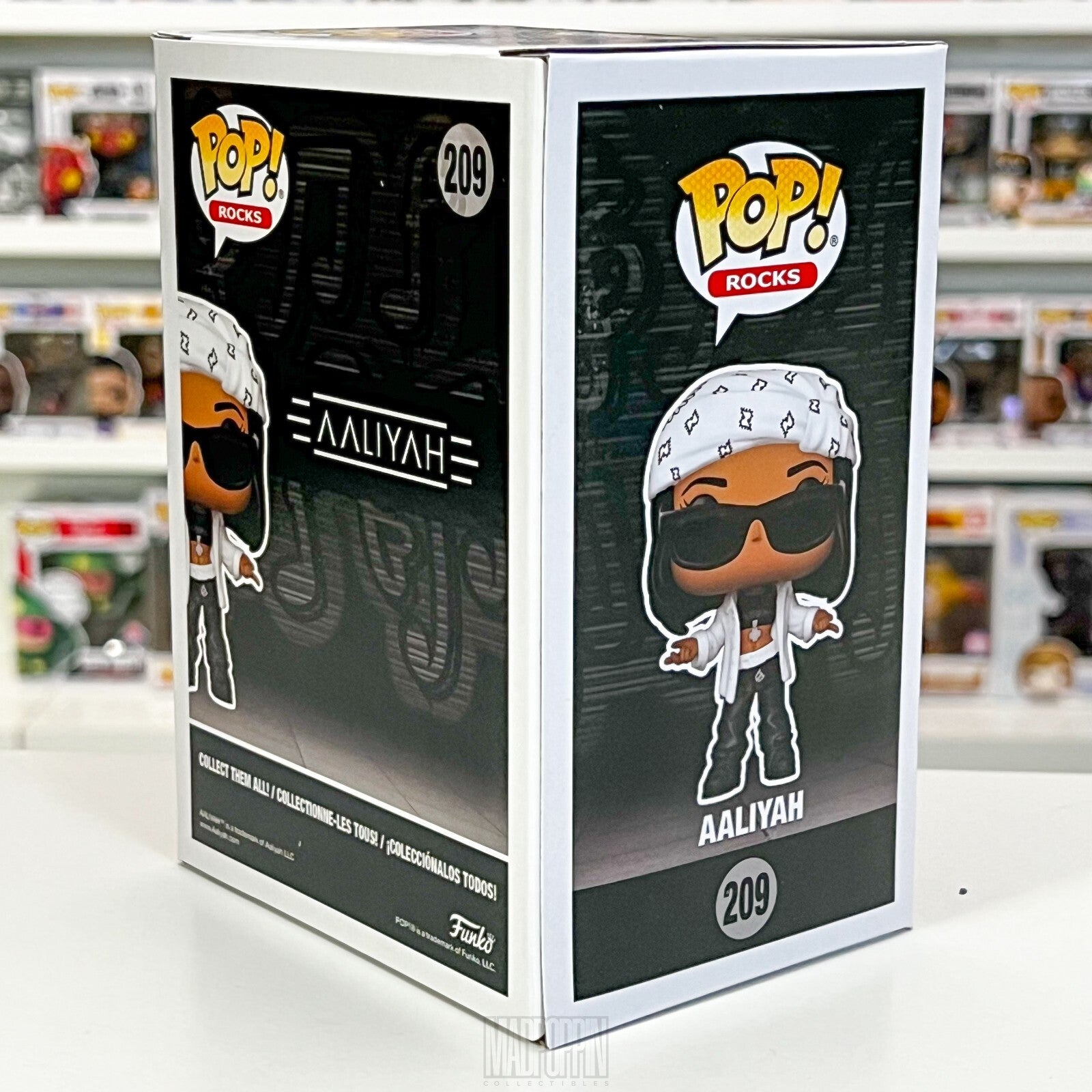 Funko Pop Rocks Aaliyah Sunglasses At Your Best Video R&B Singer Vaulted 209