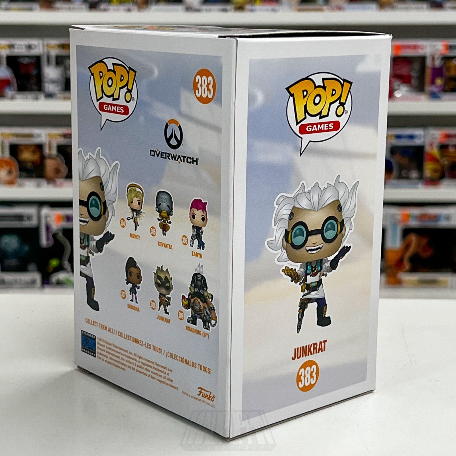 Funko Pop Video Games Overwatch Junkrat Dr Junkenstein 383 Boxlunch Vinyl Figure4
