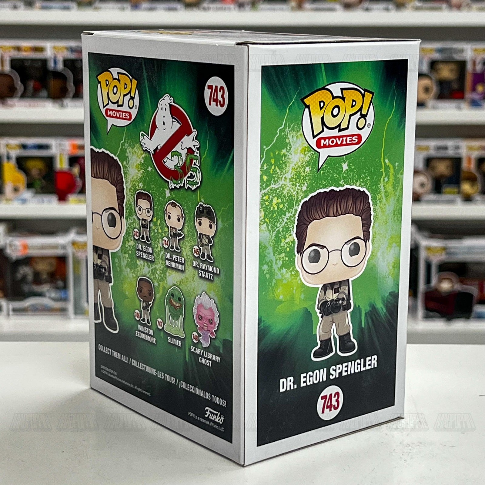 Funko Pop Movies Ghostbusters Dr. Egon Spengler #743 Vinyl Figure New in Box