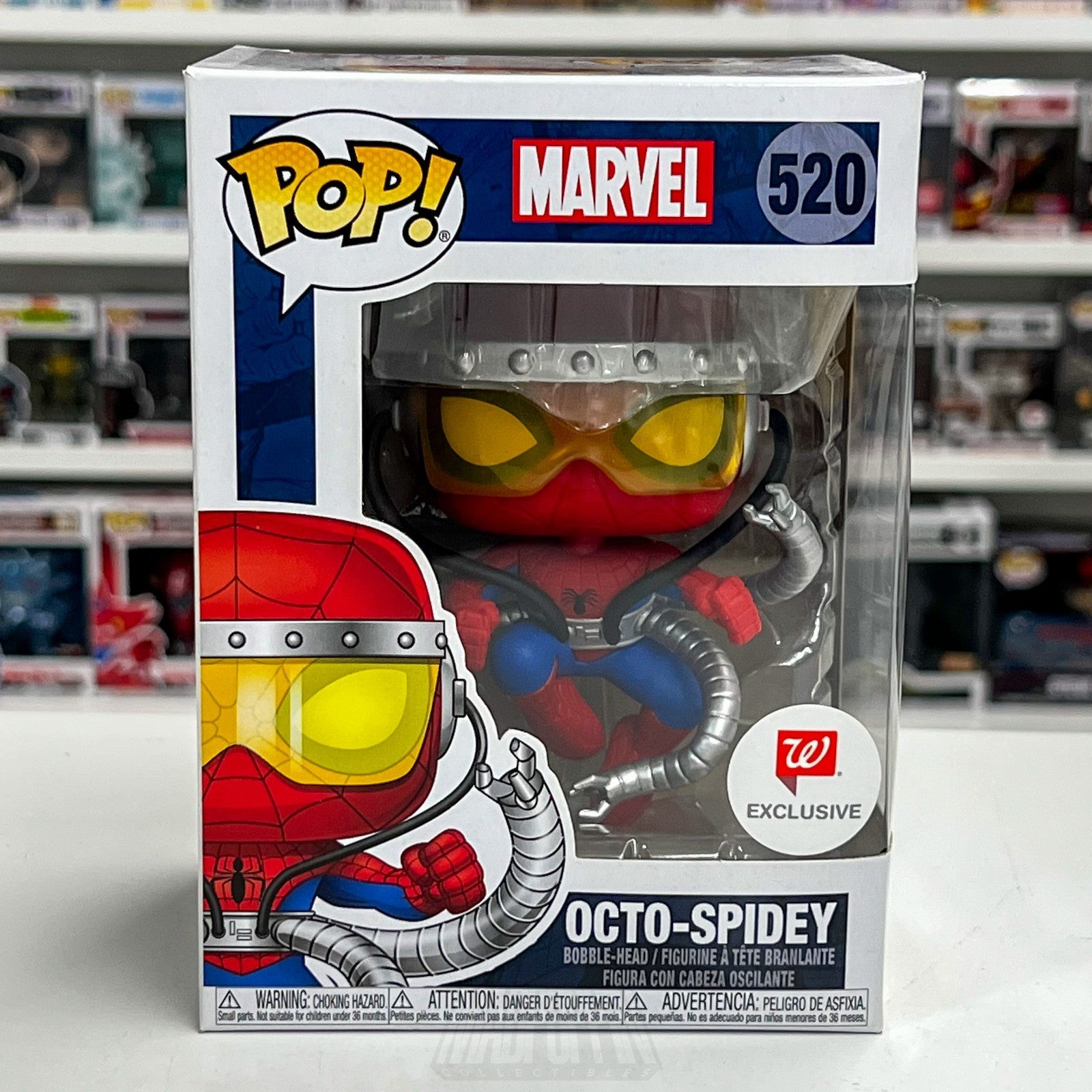 Funko Pop Marvel Octo-Spidey Walgreens 520 Doc Ock Peter Parker Toy Vinyl Figure0