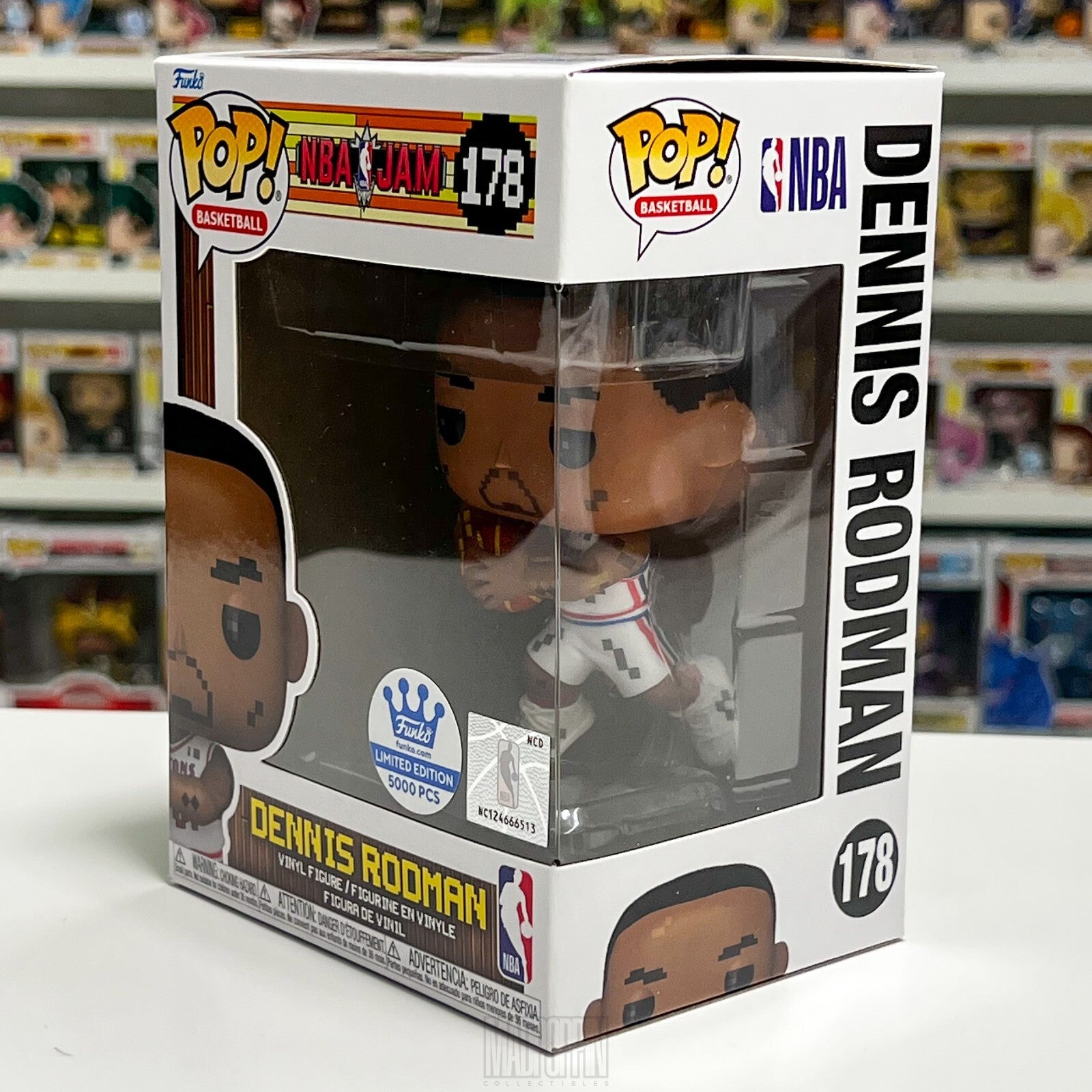 Funko Pop Basketball Detroit Pistons NBA Jam Dennis Rodman 5000pcs Defense 178