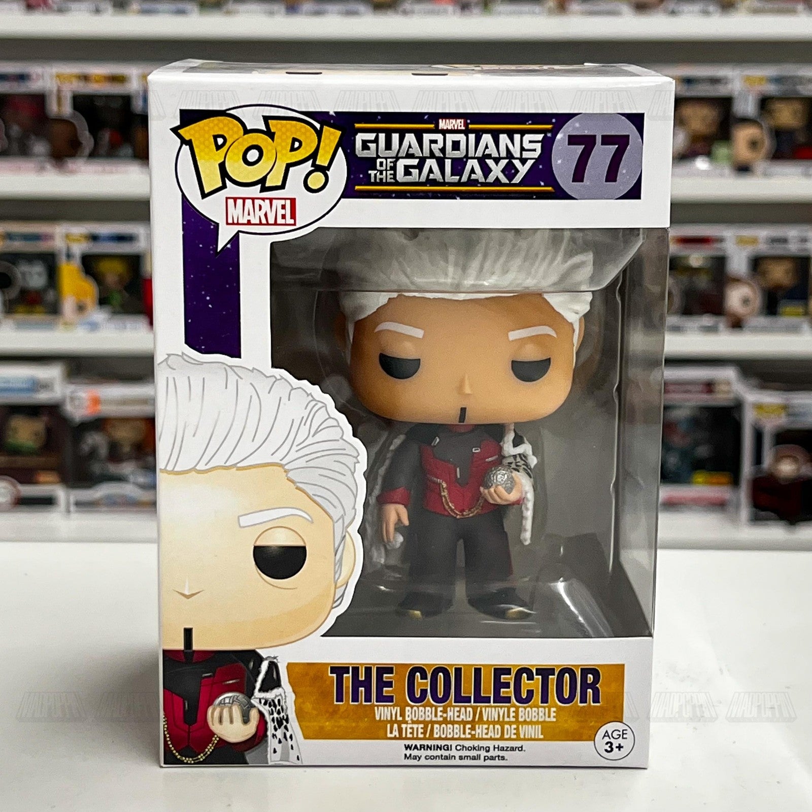 Funko Pop Guardians of the Galaxy The Collector #77 Marvel Vinyl Figure New