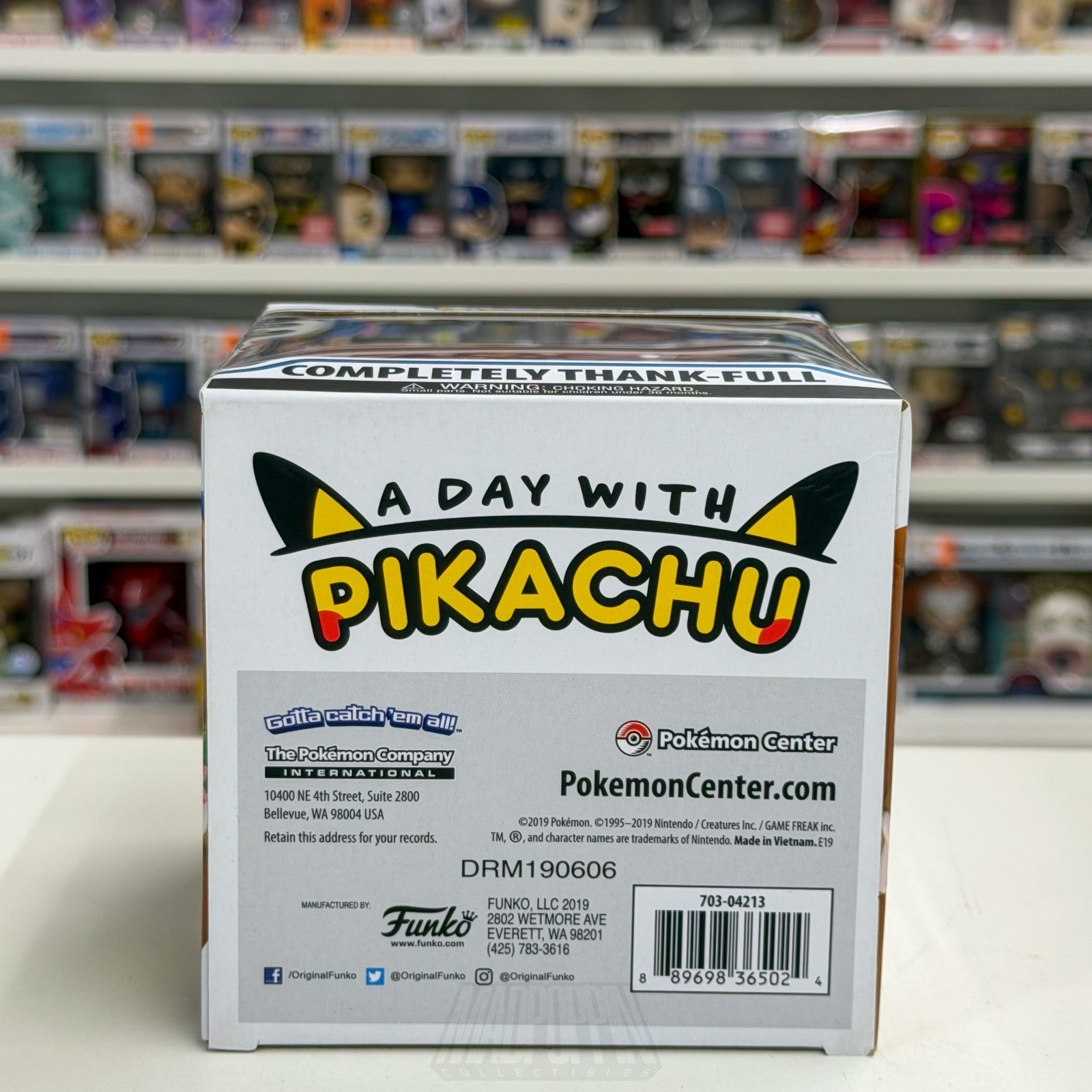 Funko A Day With Pikachu Completely Thank-Full Pokémon Center TCG Vinyl Figure7