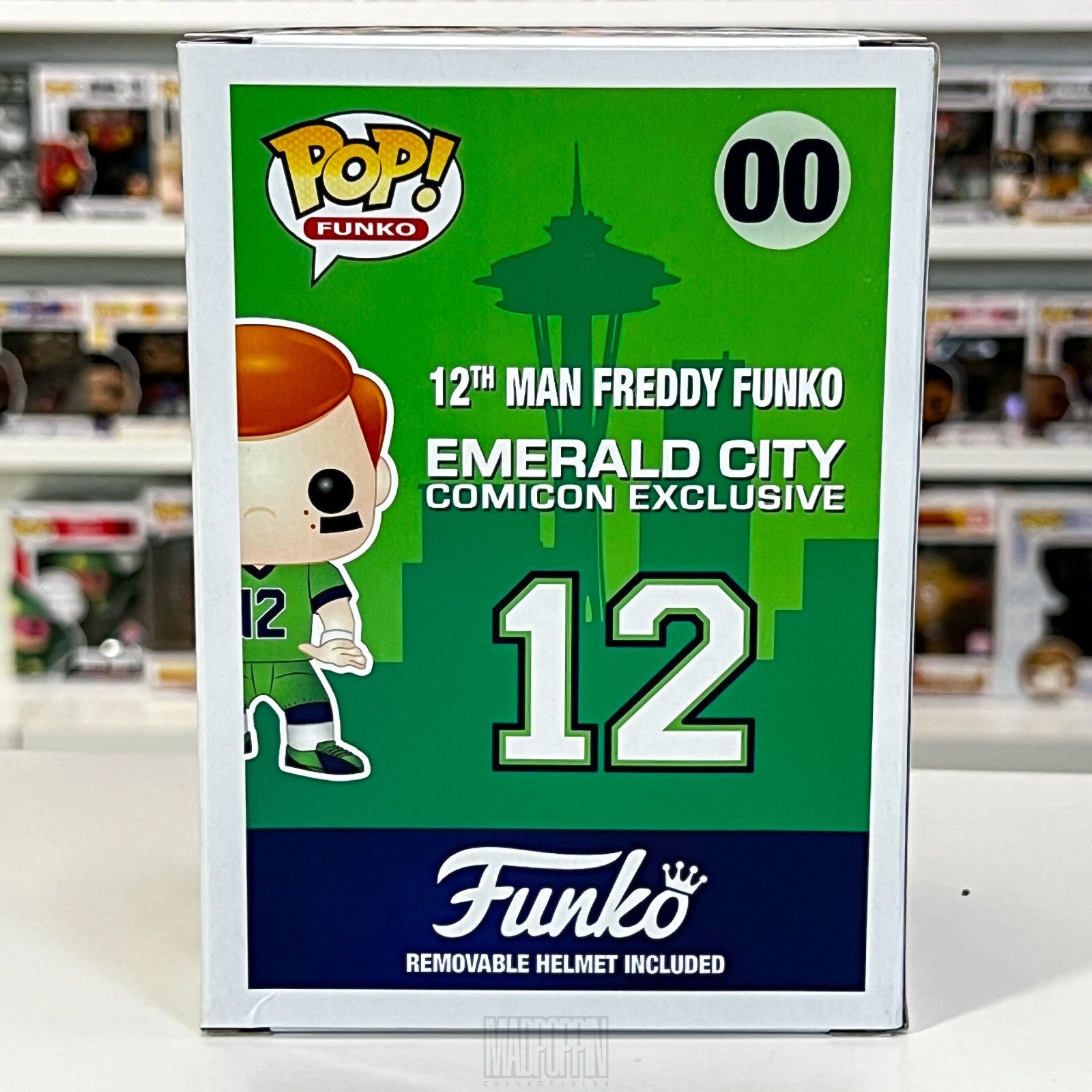 Funko Pop 12th Man Freddy Funko Football Player #12 Jersey ECCC 250 Pcs 00