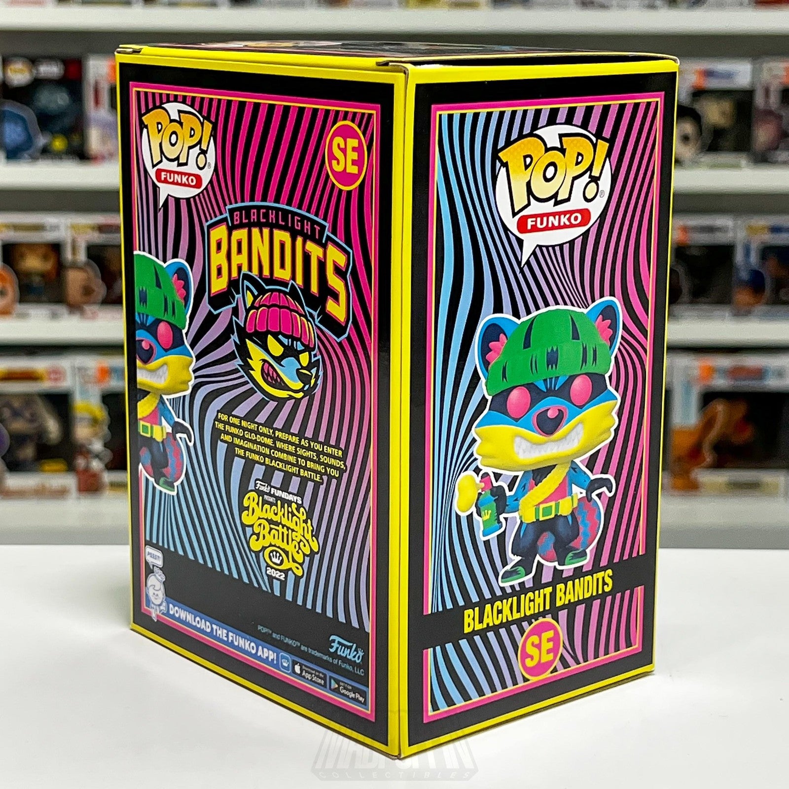 Funko Pop Blacklight Bandits SE Vinyl Figure Glow in the Dark 500 PCS Limited