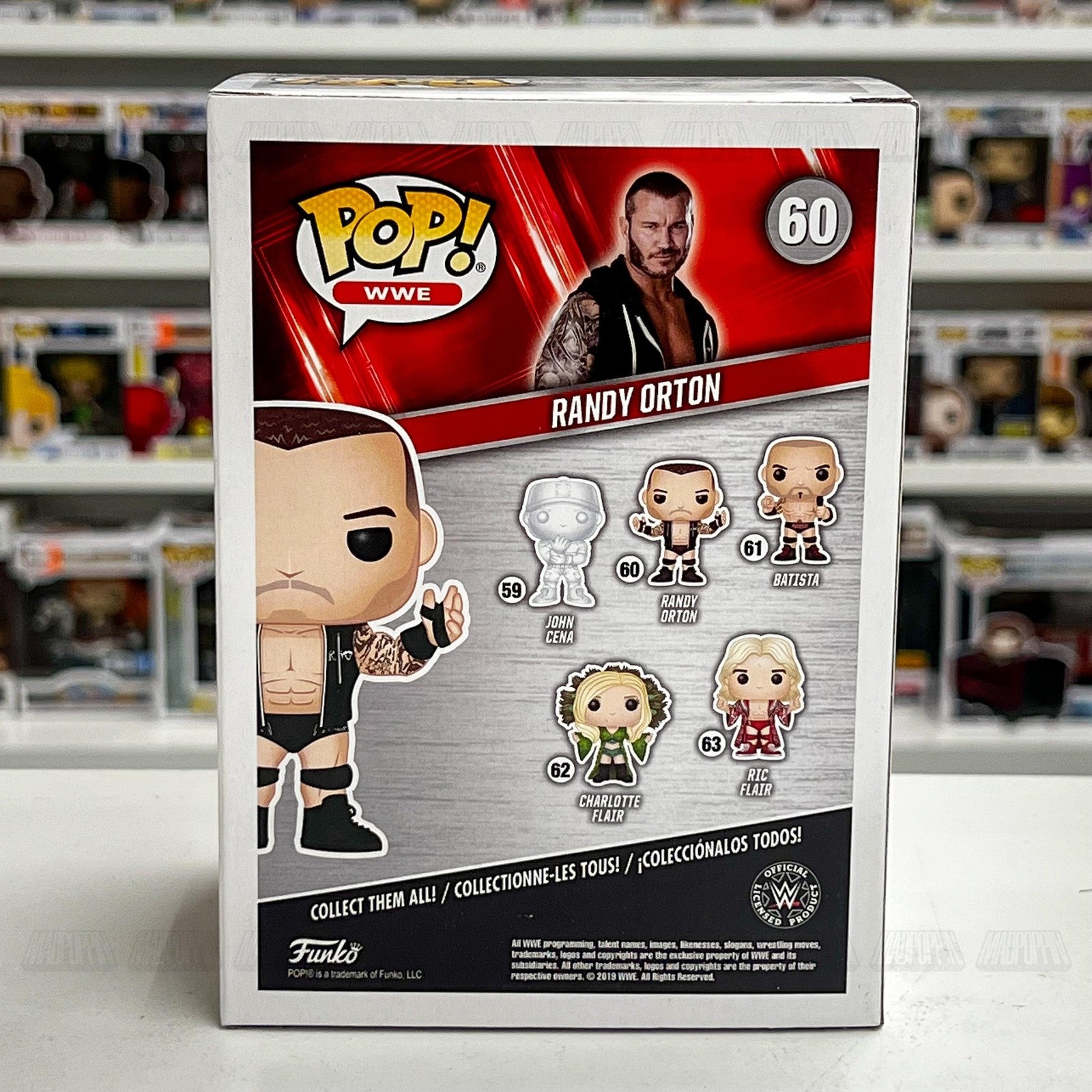 Funko Pop WWE Randy Orton Vinyl Figure #60 New in Box Wrestling Collectible Toy