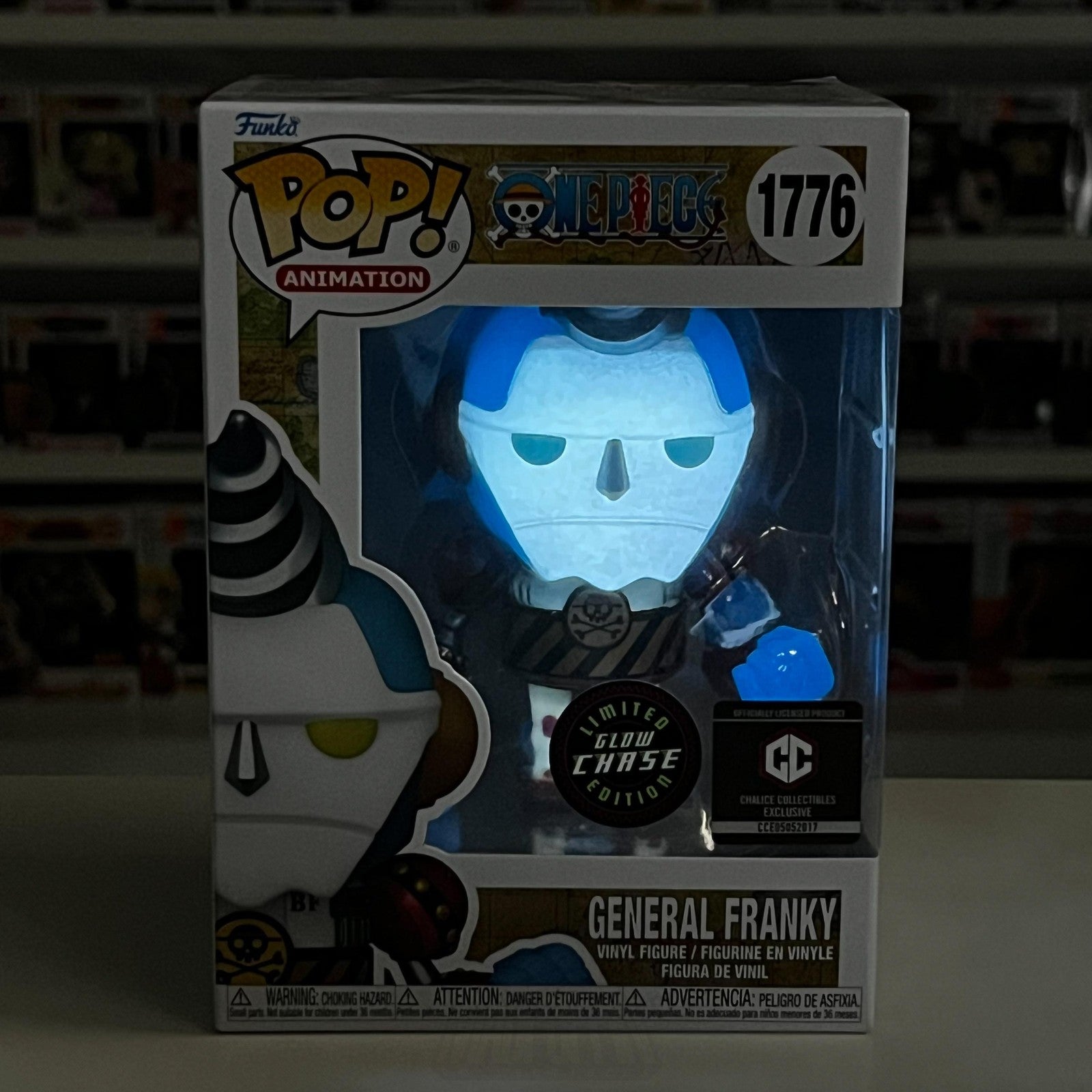 Funko Pop Animation One Piece General Franky 1776 Glow Chase Exclusive Anime NIB