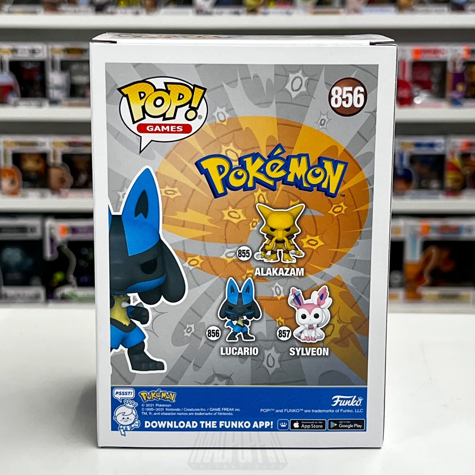 Funko Pop Video Games Pokemon Lucario 856 Japanese TCG Vinyl Figure Nintendo Toy3