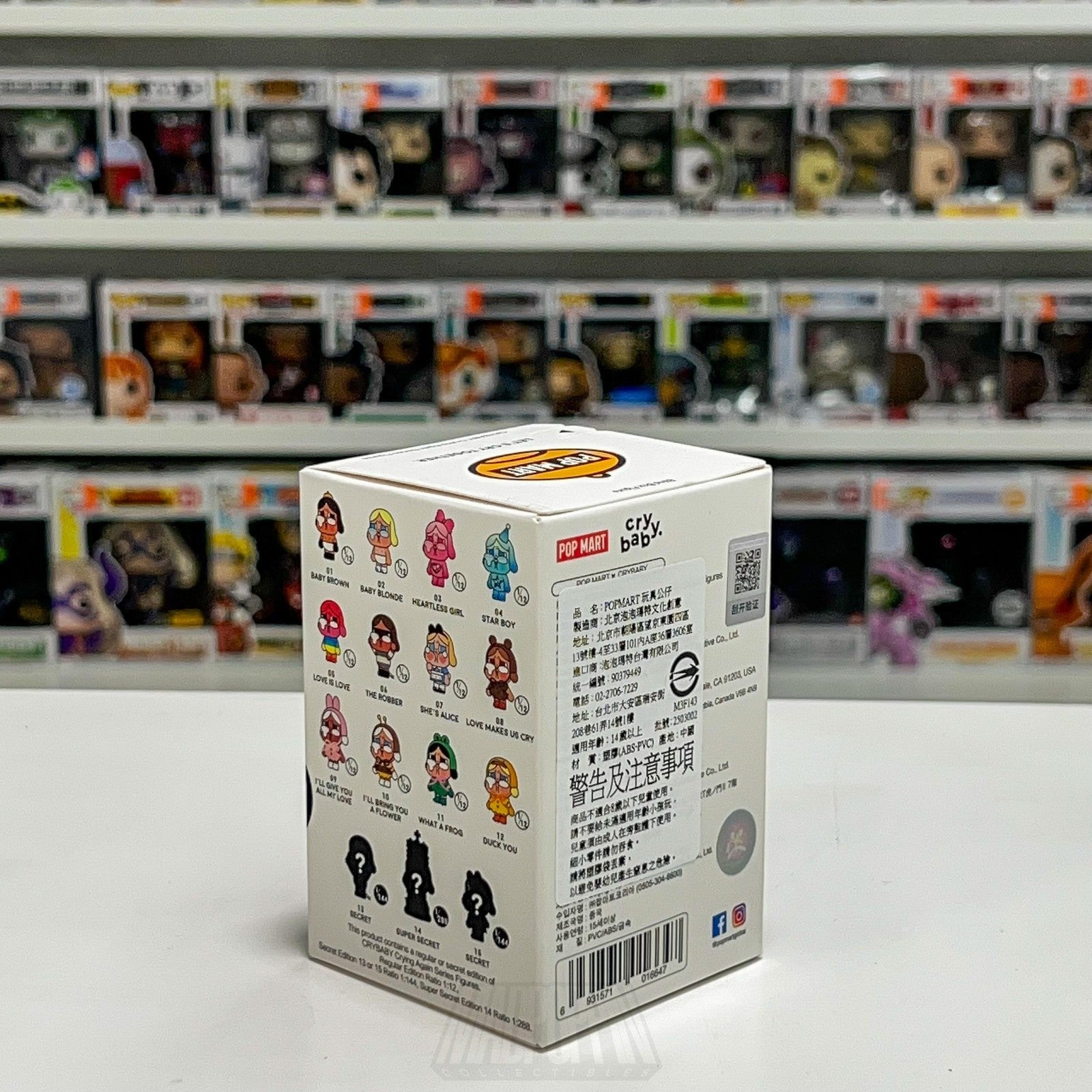 POP MART Crybaby Crying Again Series Blind Box Figure Mystery Vinyl New Sealed