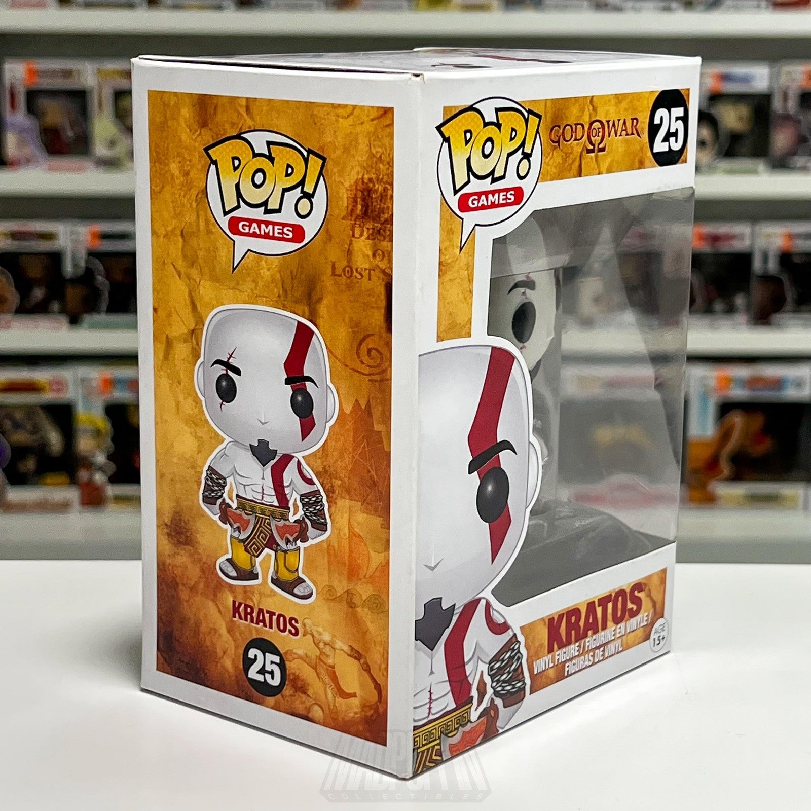 Funko Pop Games Kratos God of War 25 Vinyl Figure Ikon Greek Norse Mythology NIB