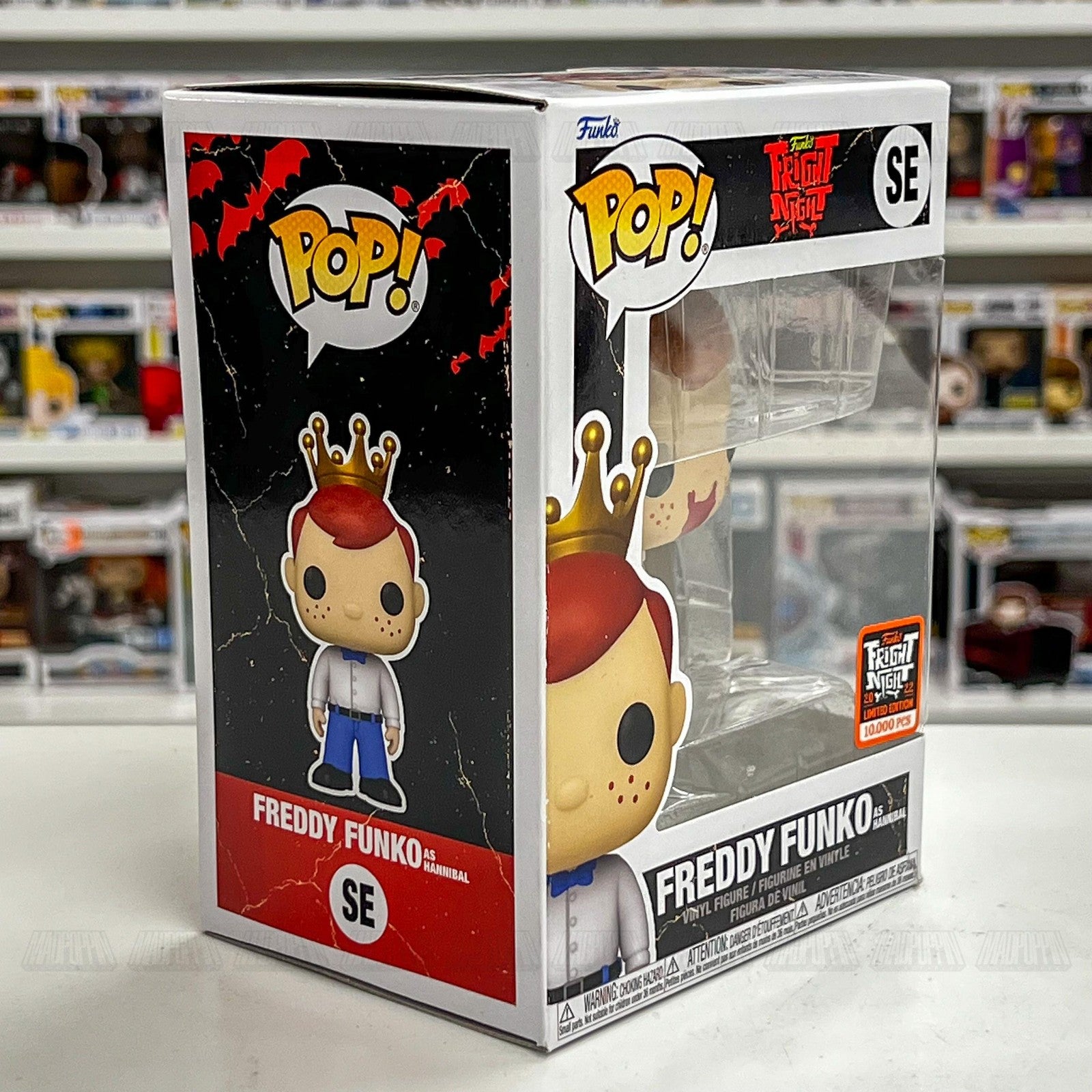 Funko Pop Freddy Funko Hannibal Fright Night 2022 LE 10000 Silence of the Lambs