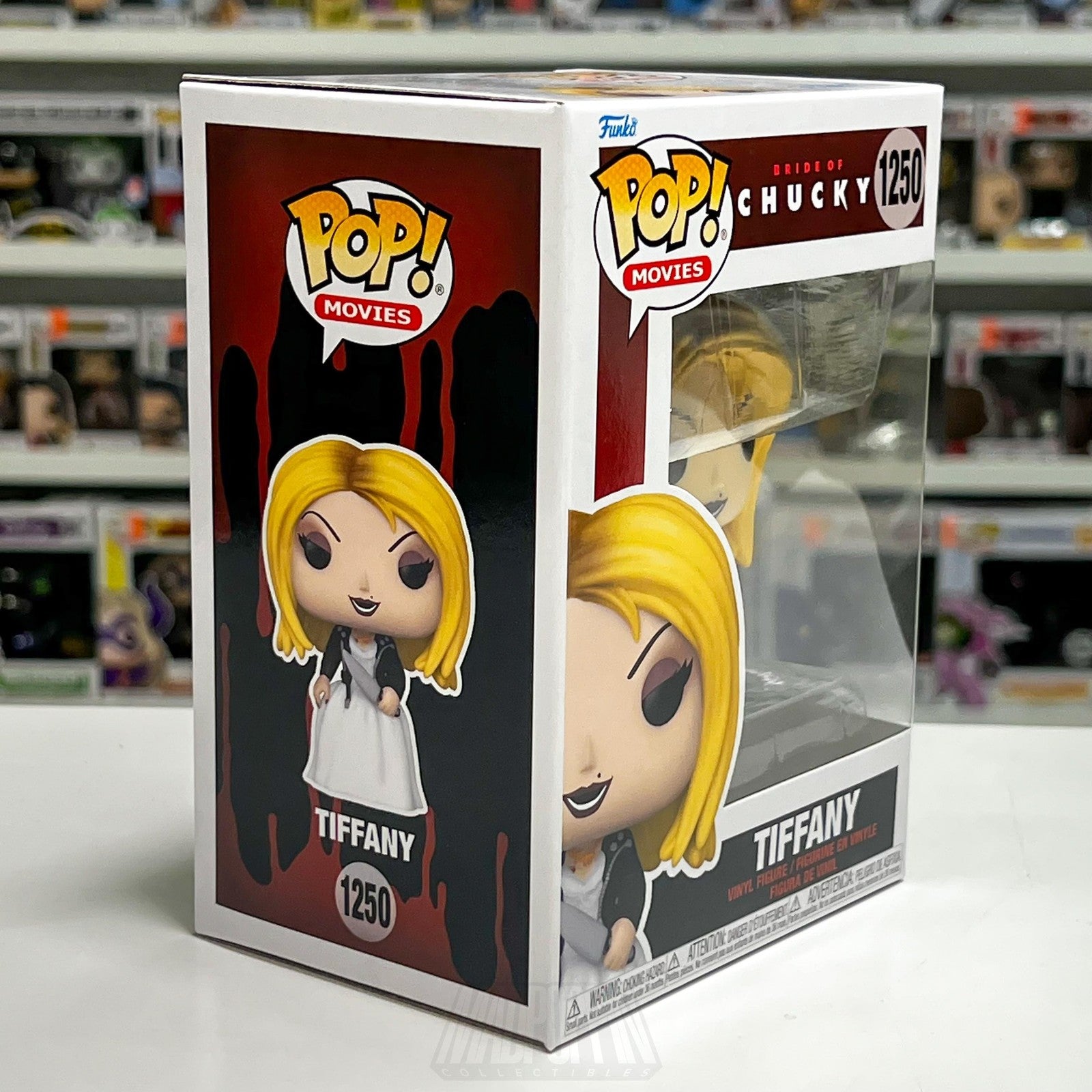 Funko Pop Movies Bride of Chucky Tiffany 1250 Vinyl Figure New in Box Horror Toy