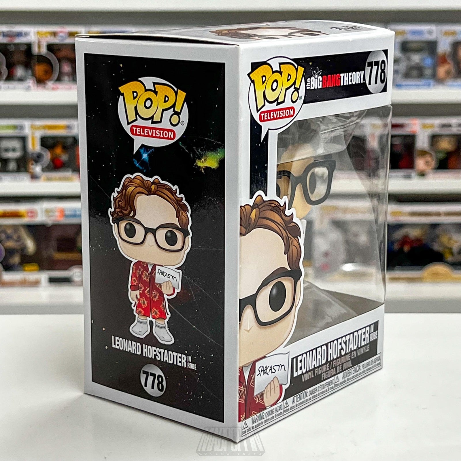 Funko Pop Leonard Hofstadter In Robe #778 Big Bang Theory TV Vinyl Figure New