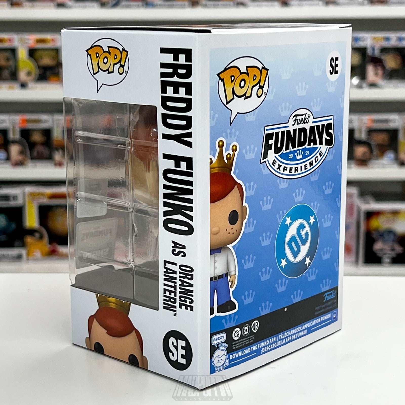 Funko Pop Fundays Experience 2025 Freddy as Orange Lantern DC 3100pcs SE