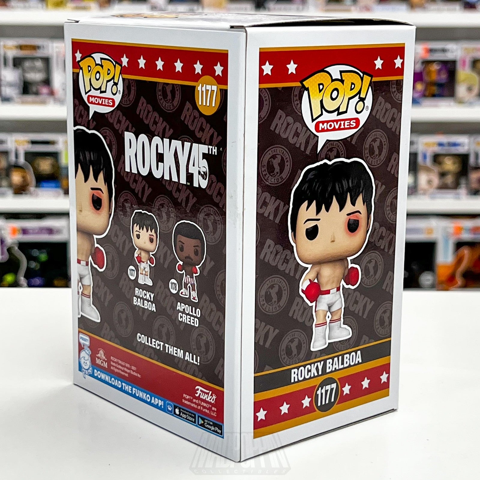 Funko Pop Movies Rocky 45th Rocky Balboa #1177 Vinyl Figure Boxed Collectible4