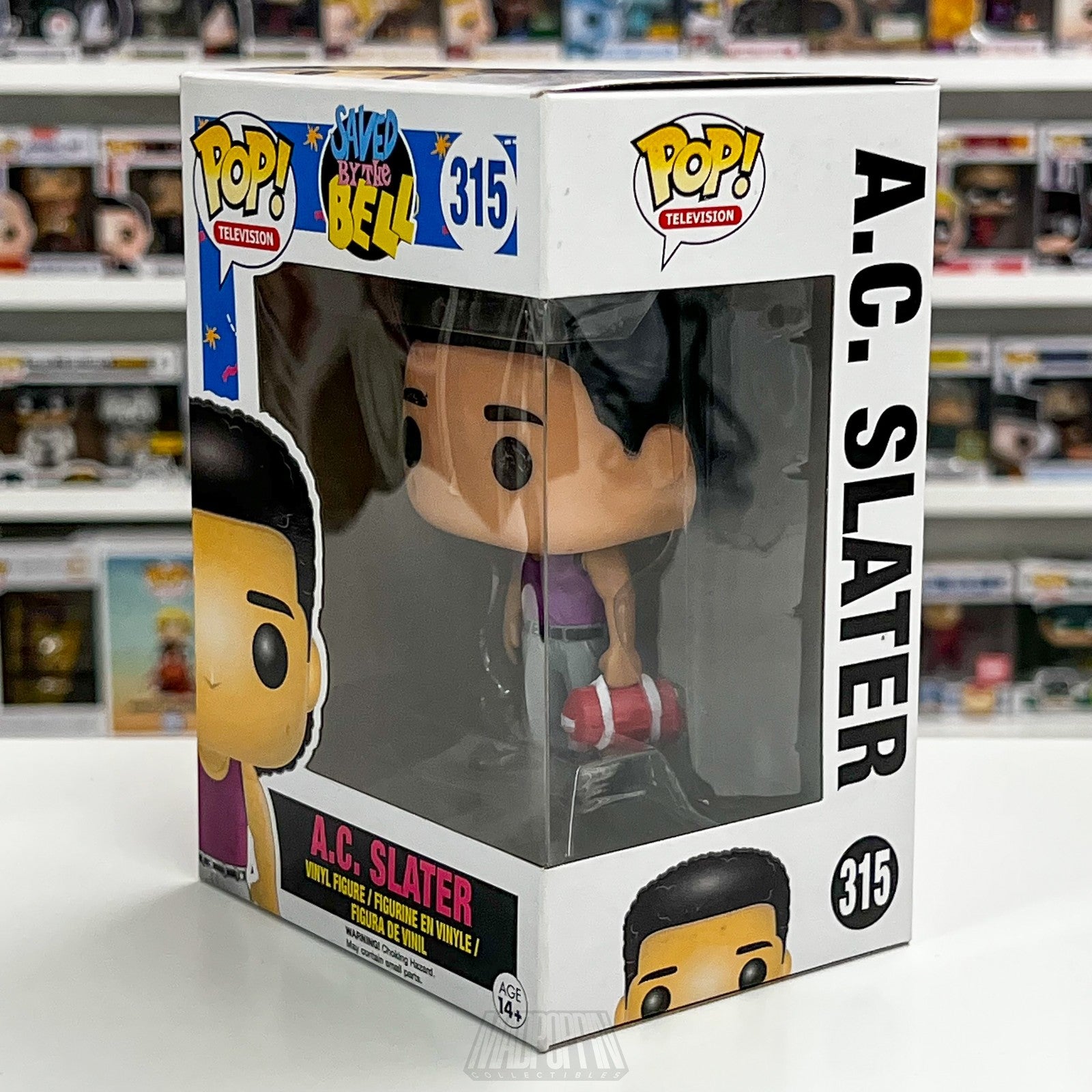 Funko Pop Saved By The Bell A.C. Slater #315 Television Vinyl Figure New In Box