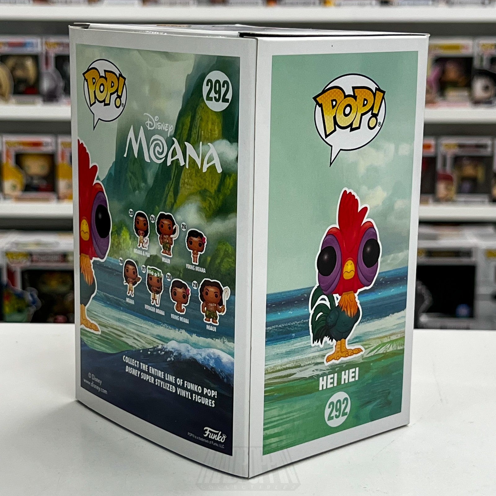 Funko Pop Disney Moana Hei Hei SDCC Summer Con 292 Rooster Toy Vinyl Figure4